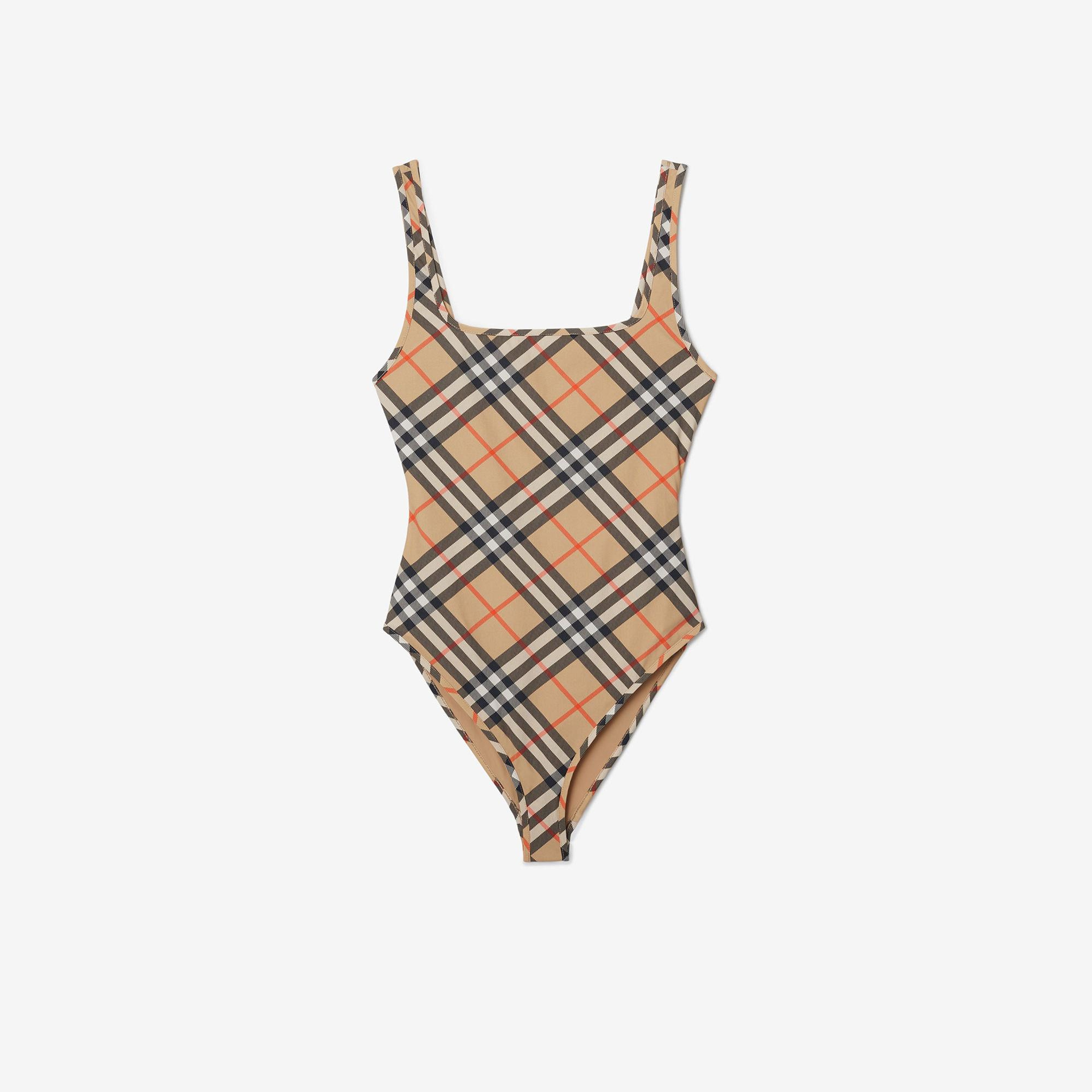 Burberry Check Kadın Bej Mayo