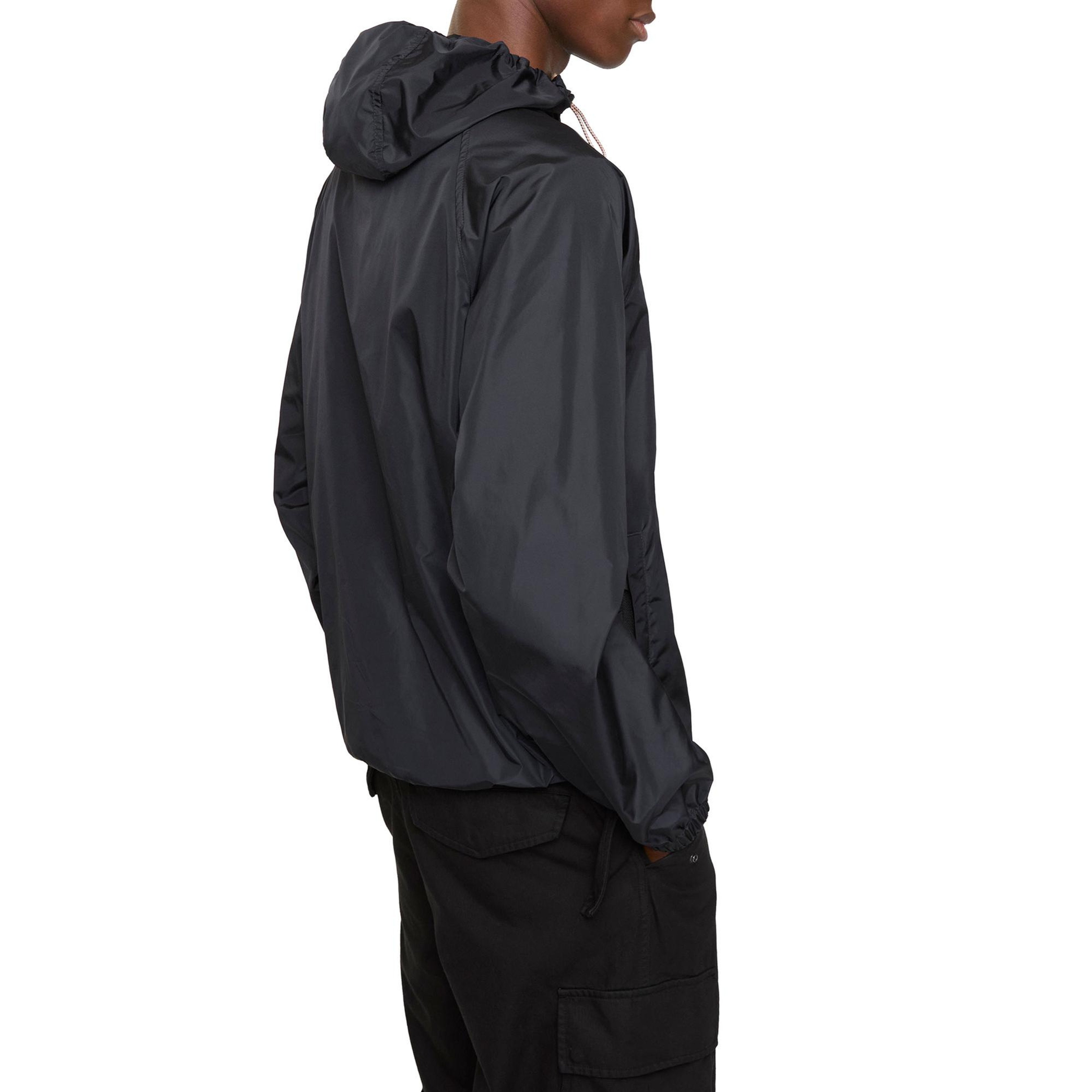 Burberry Checker-Tape Nylon Hooded Erkek Lacivert Mont