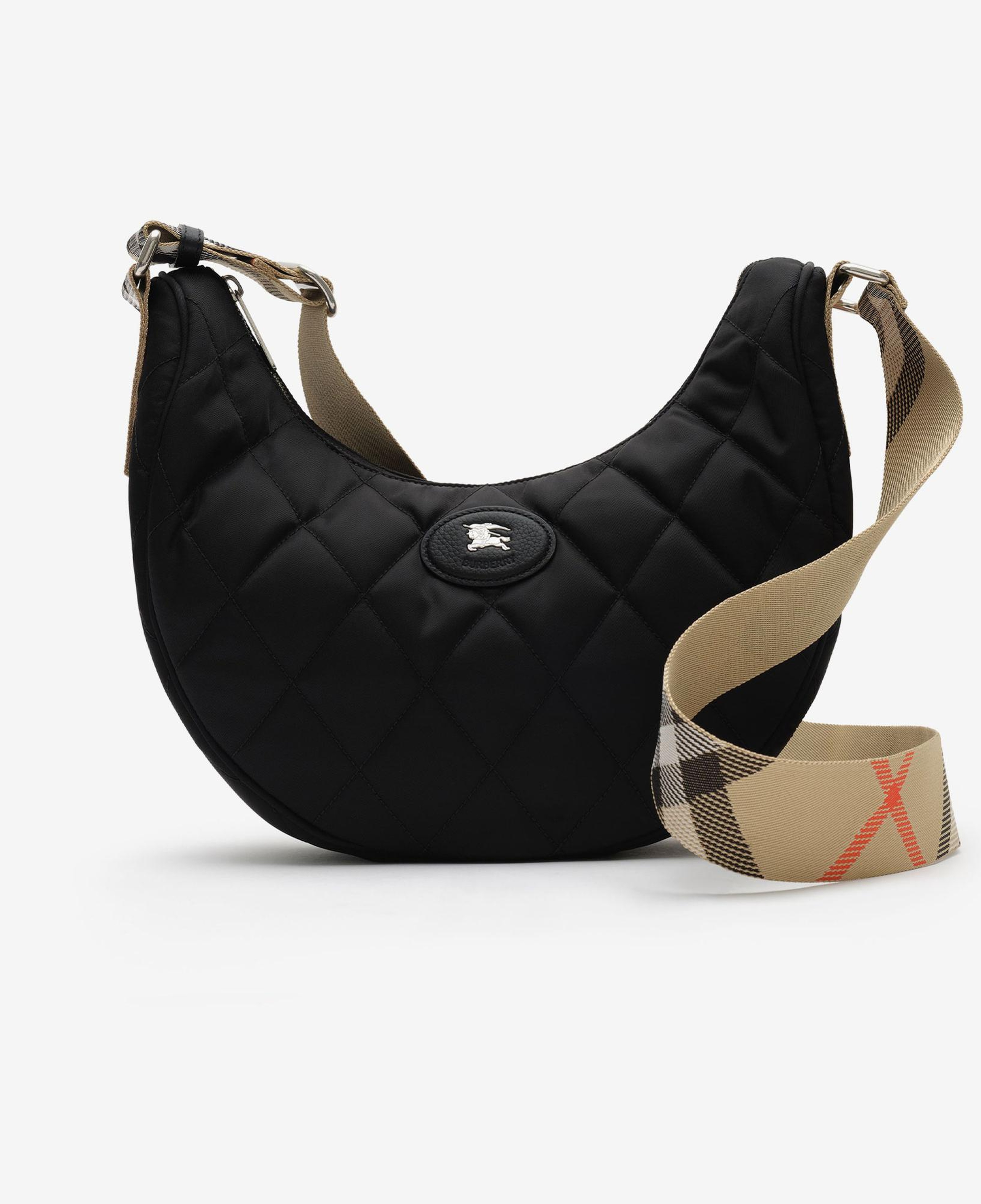 Burberry Horseshoe Erkek Siyah Omuz Çantası