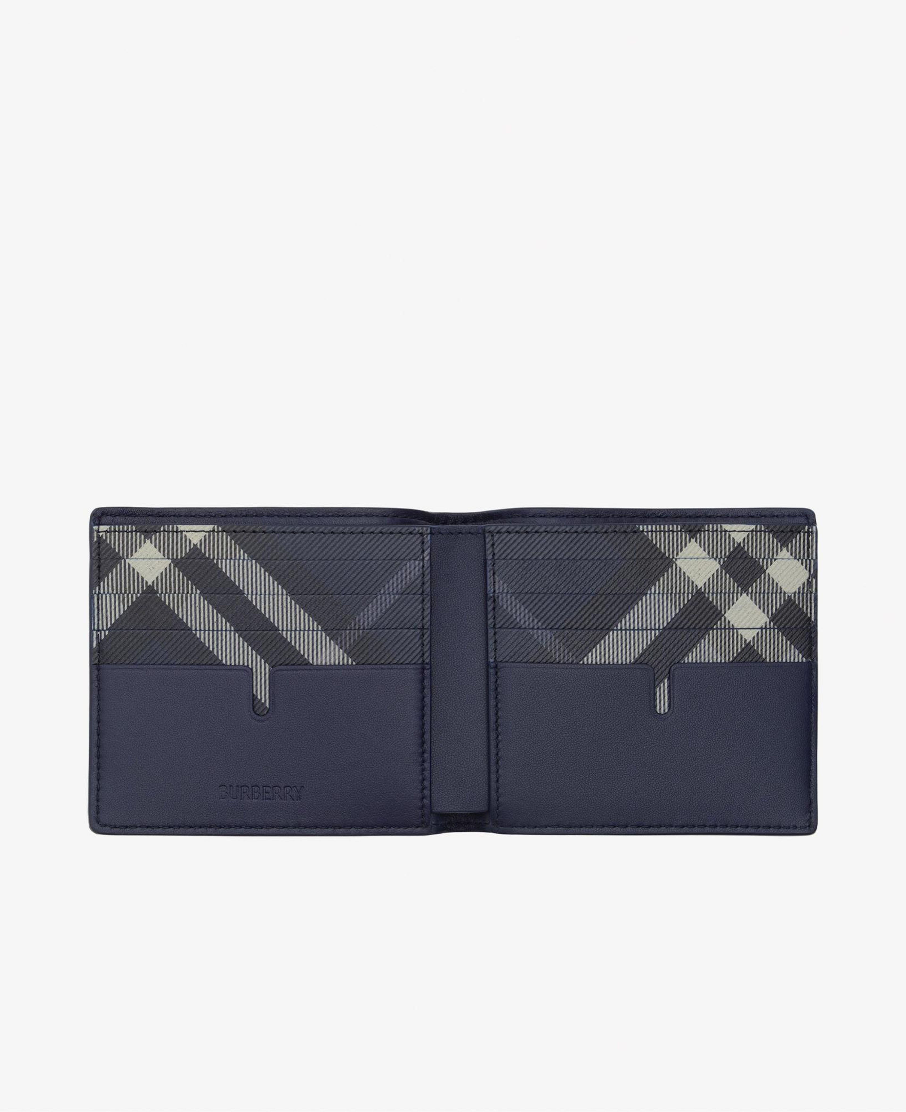 Burberry Pop Check Bifold Erkek Siyah Cüzdan