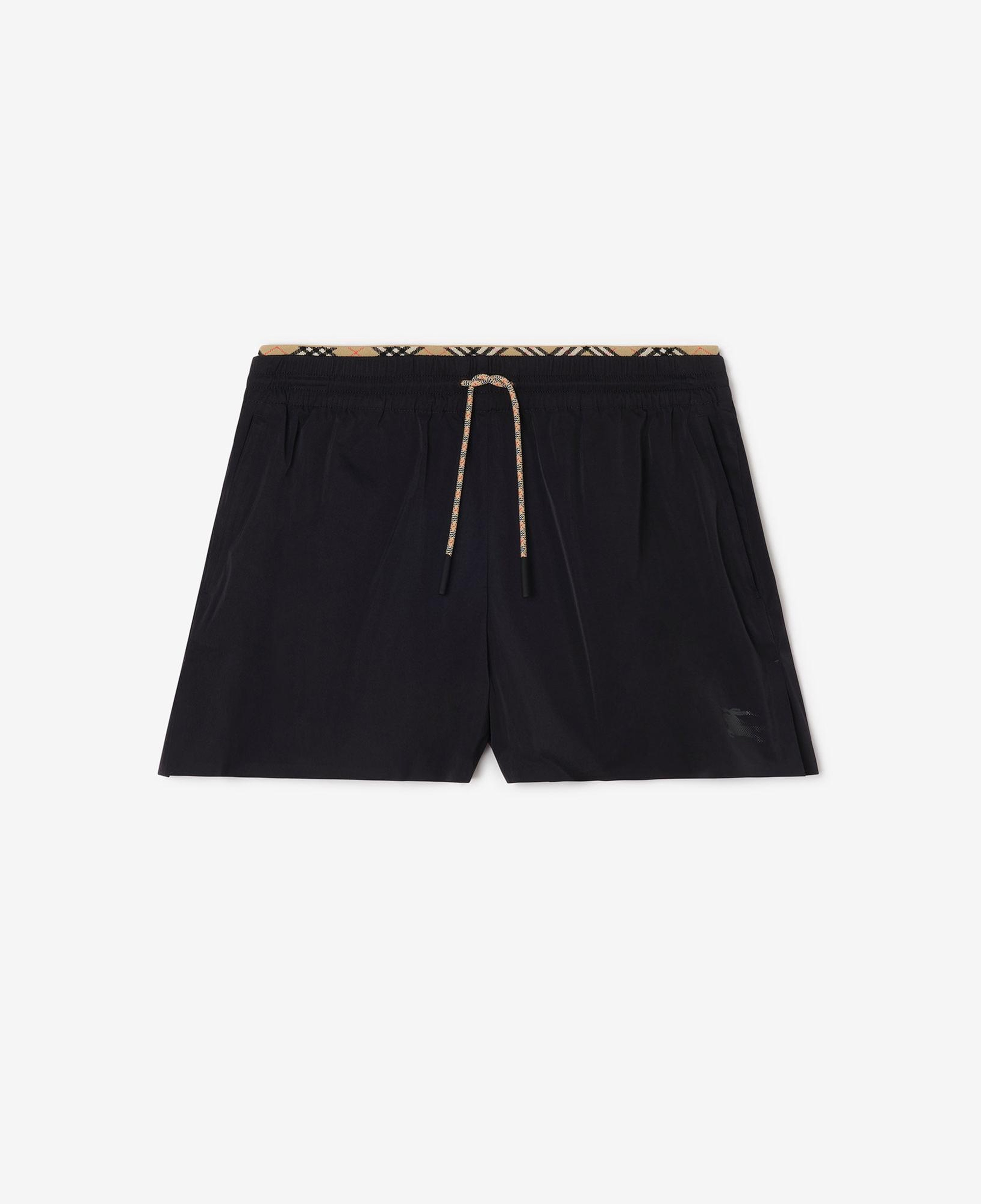 Burberry Stretch Nylon Kadın Siyah Şort