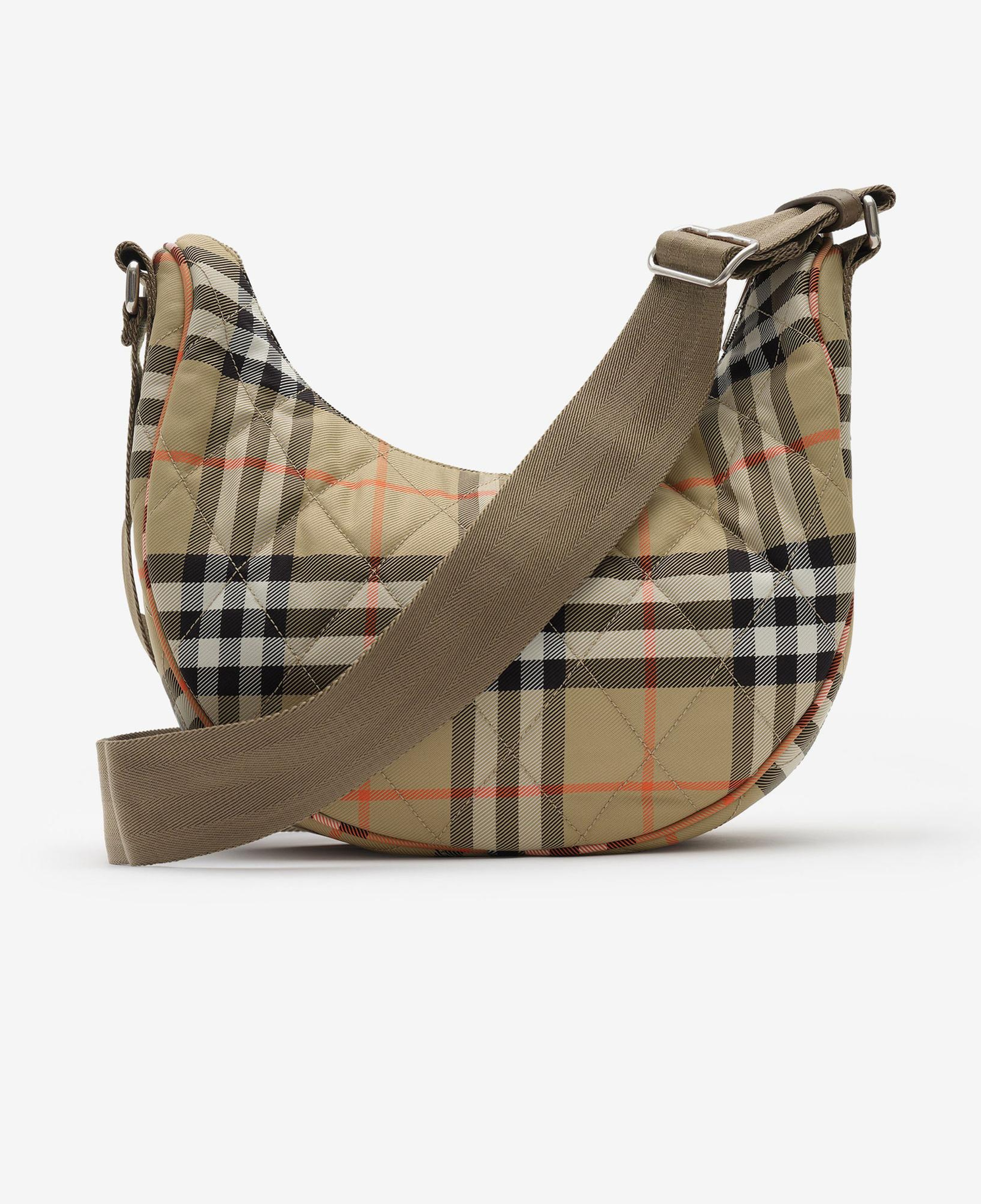 Burberry Horseshoe Erkek Bej Omuz Çantası