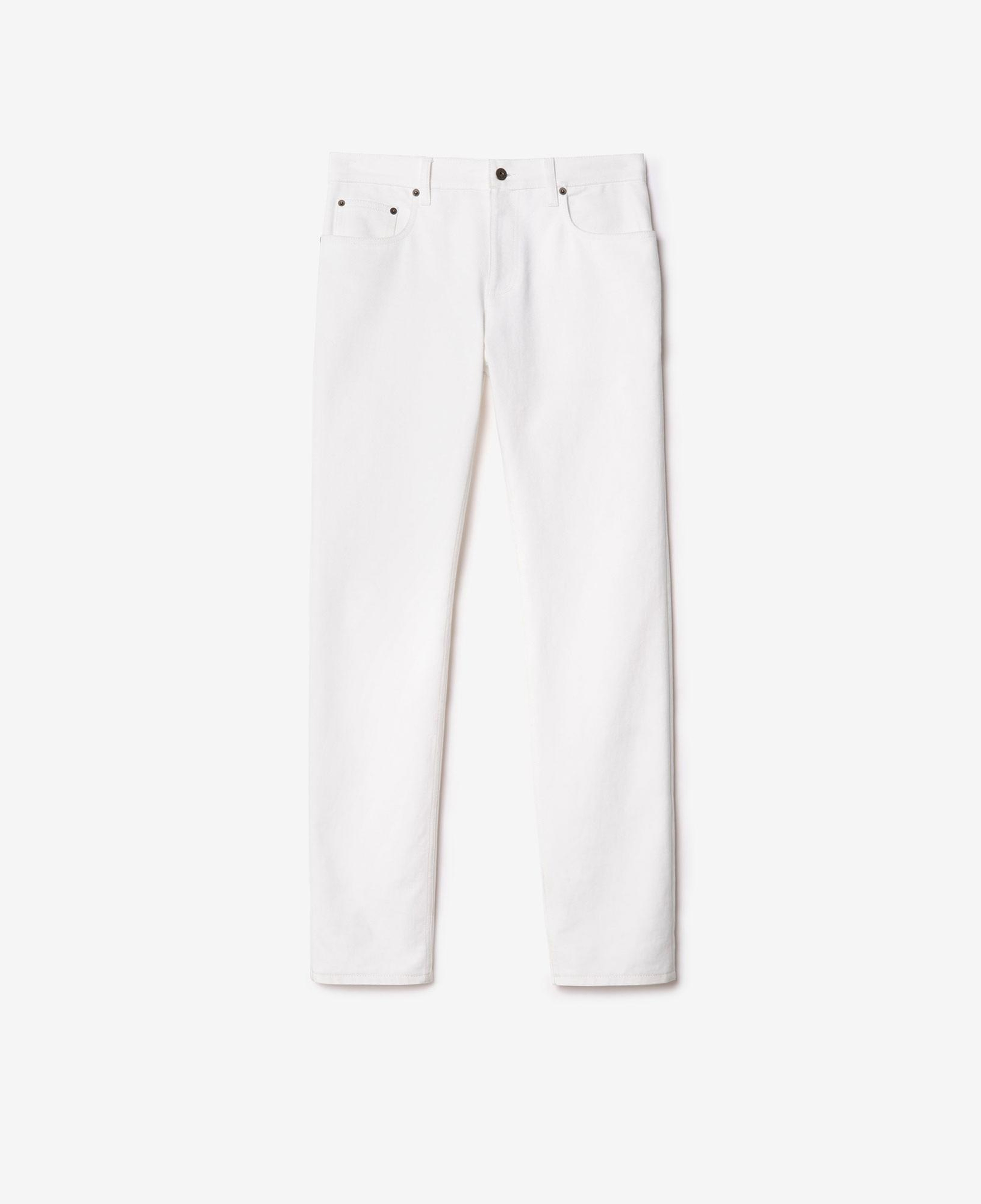 Burberry Erkek Beyaz Pantolon