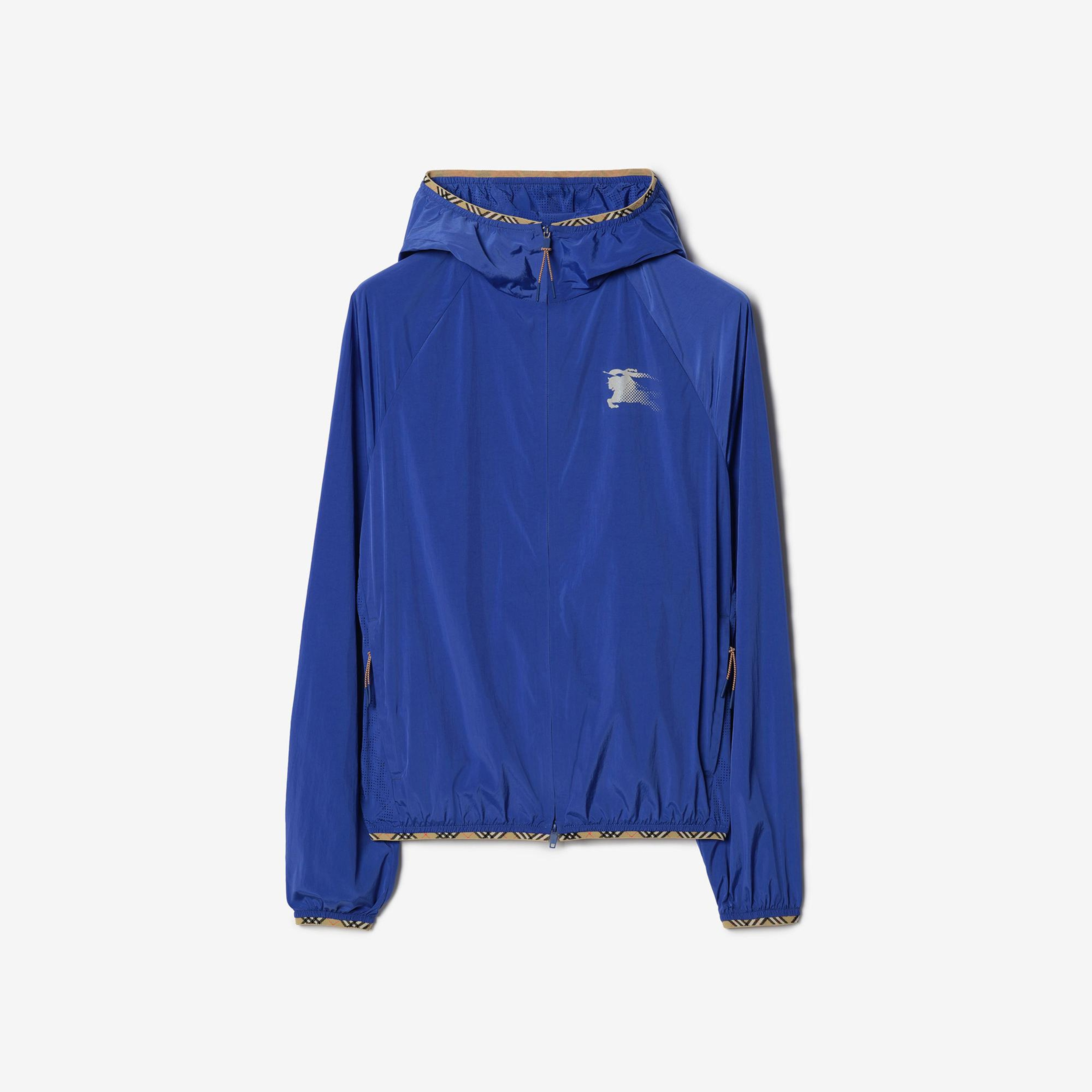 Burberry Nylon Hooded Erkek Lacivert Mont