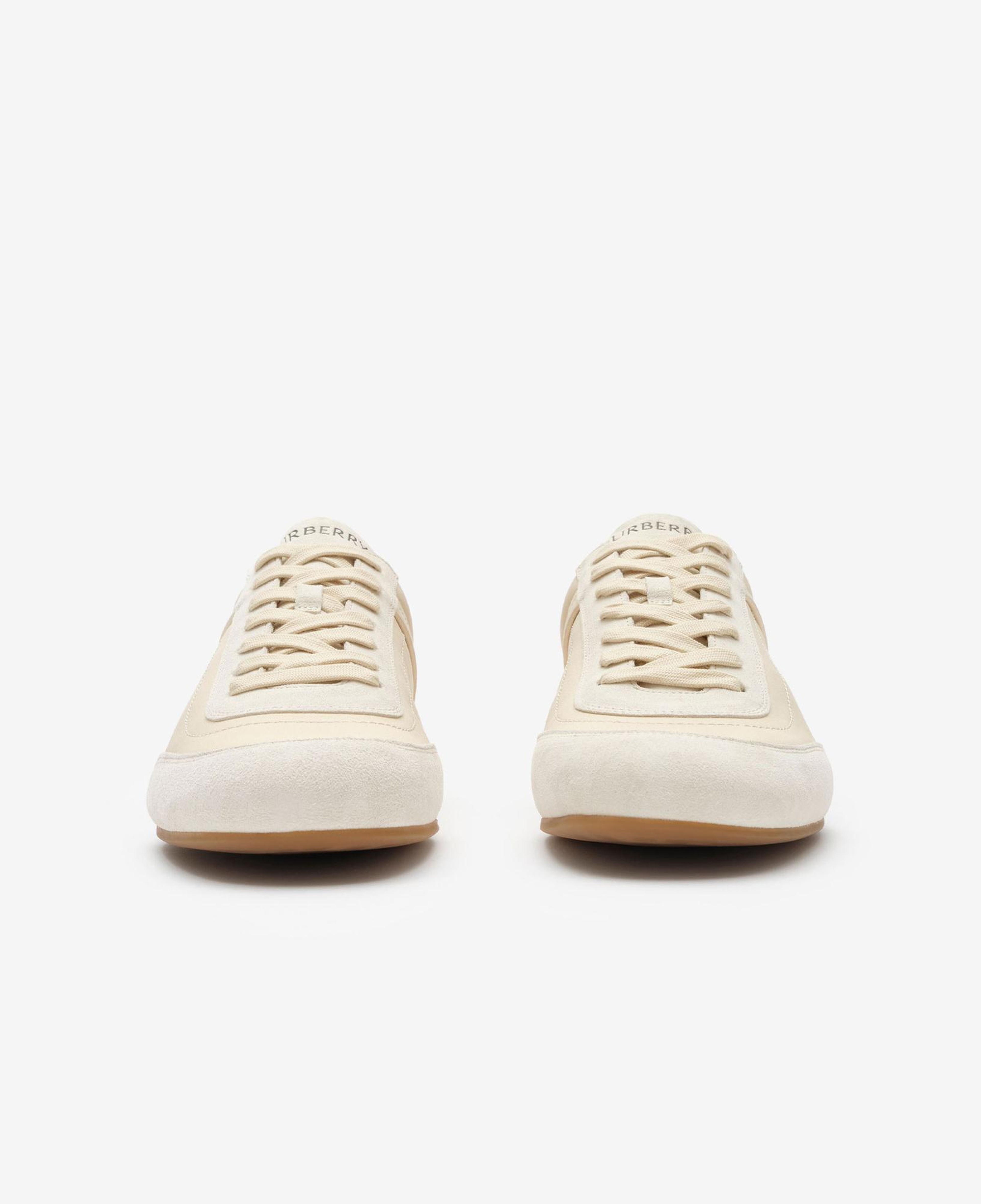 Burberry Leather Knight Runner Erkek Bej Sneaker