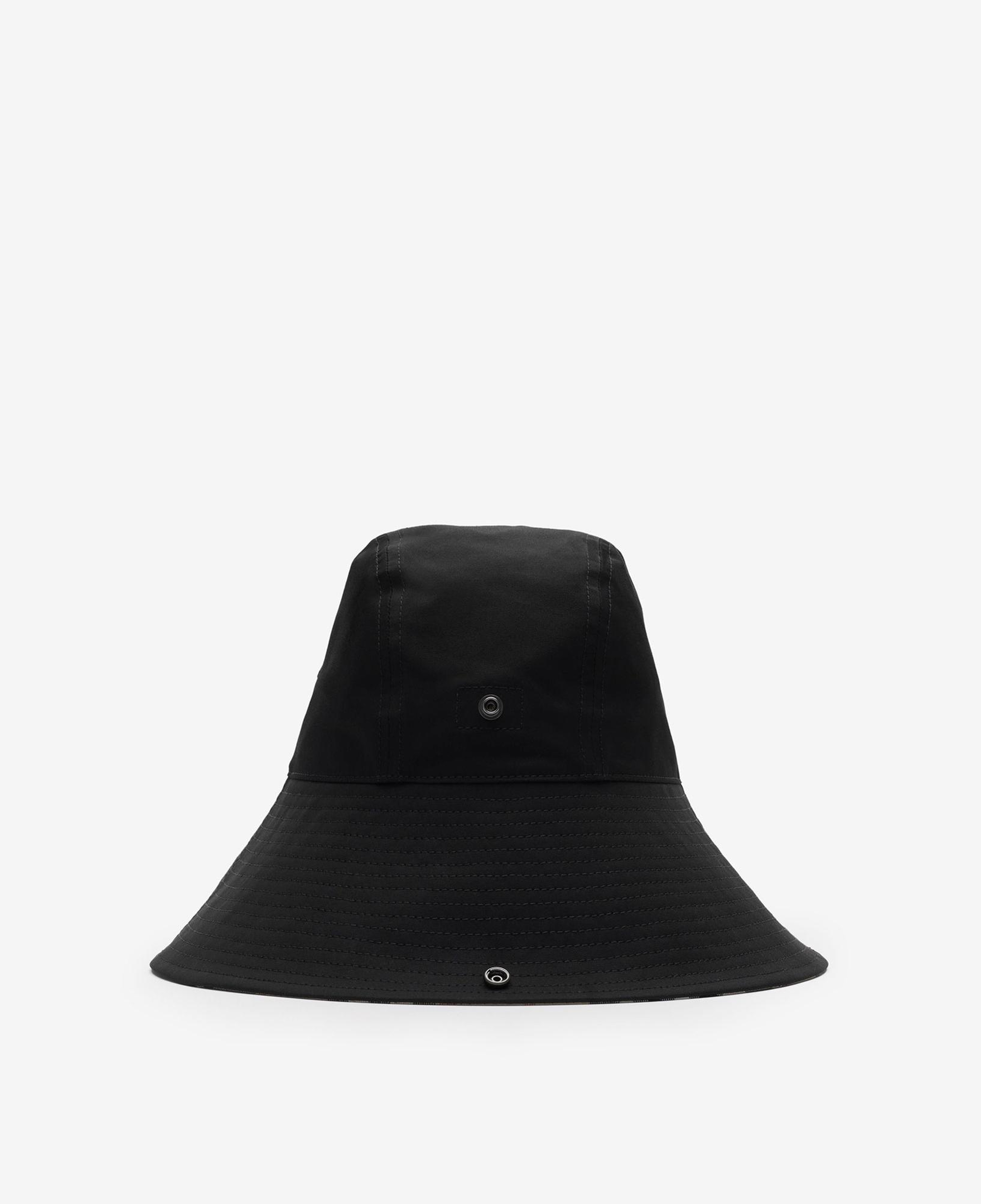 Burberry Check Brim Gabardine Erkek Siyah Şapka