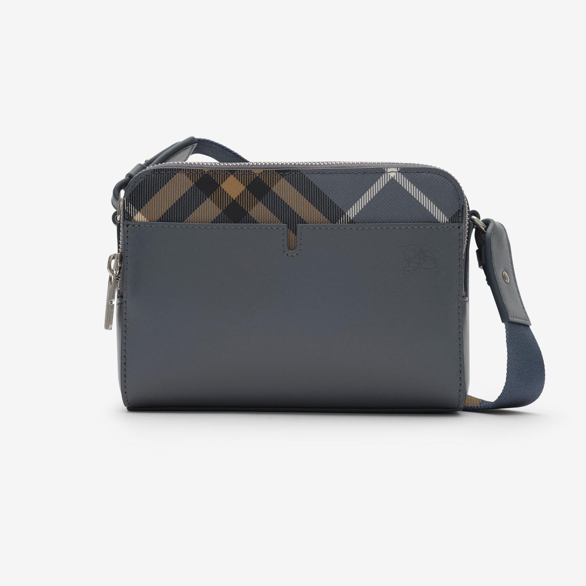 Burberry Erkek Mavi Omuz Çantası