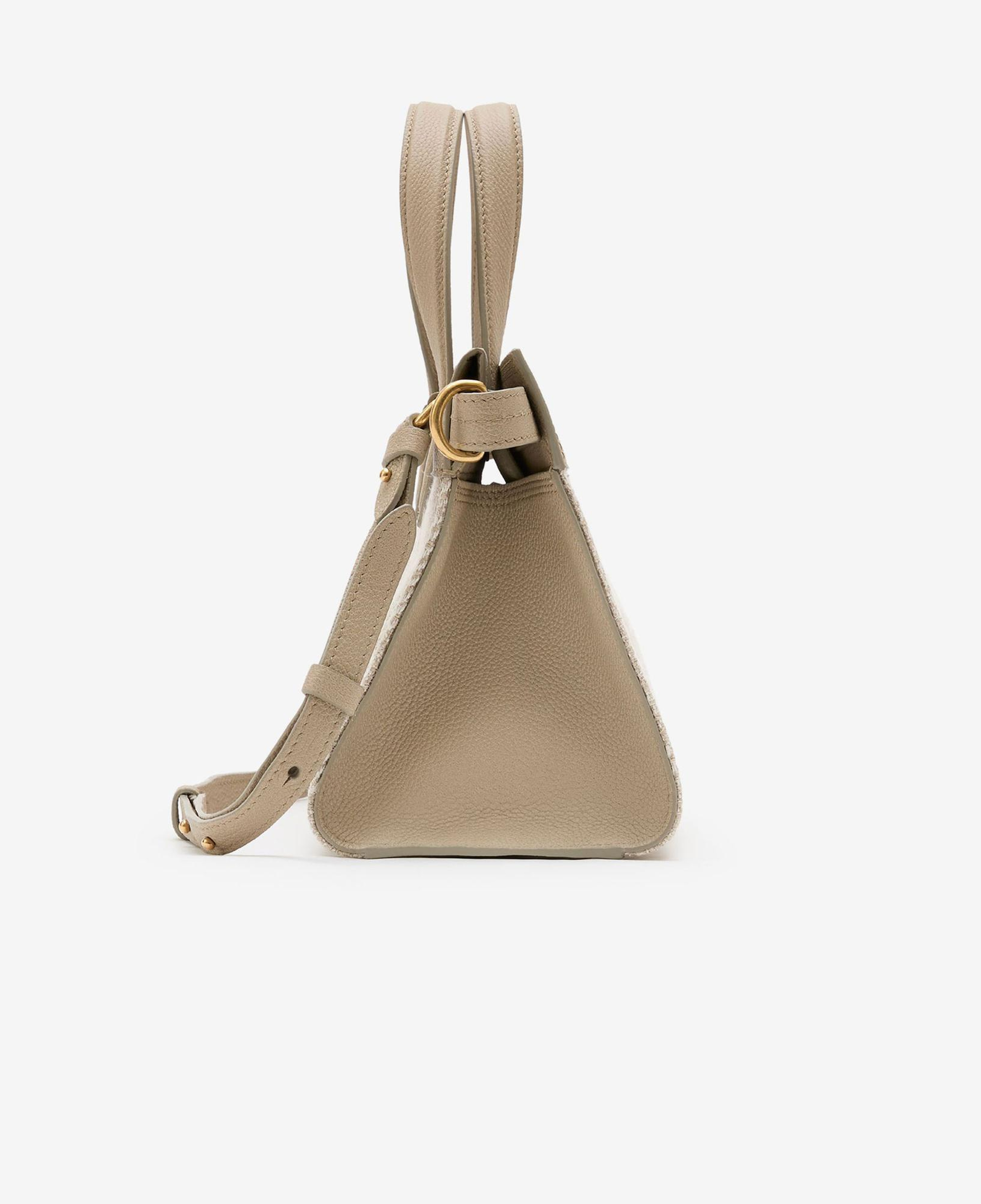 Burberry Mini Cotswolds Tote Kadın Krem El Çantası