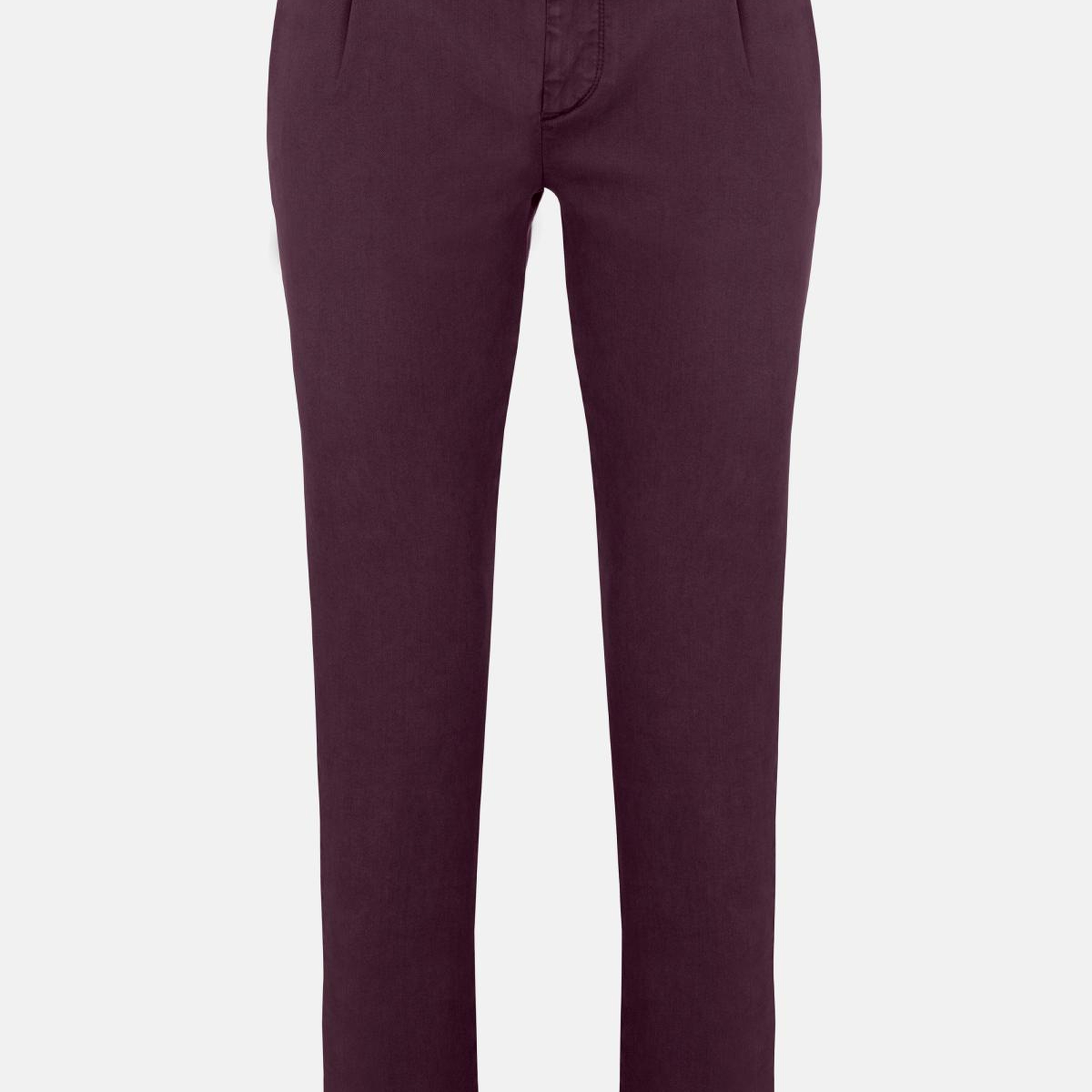 Erkek Bordo Chino Pantolon
