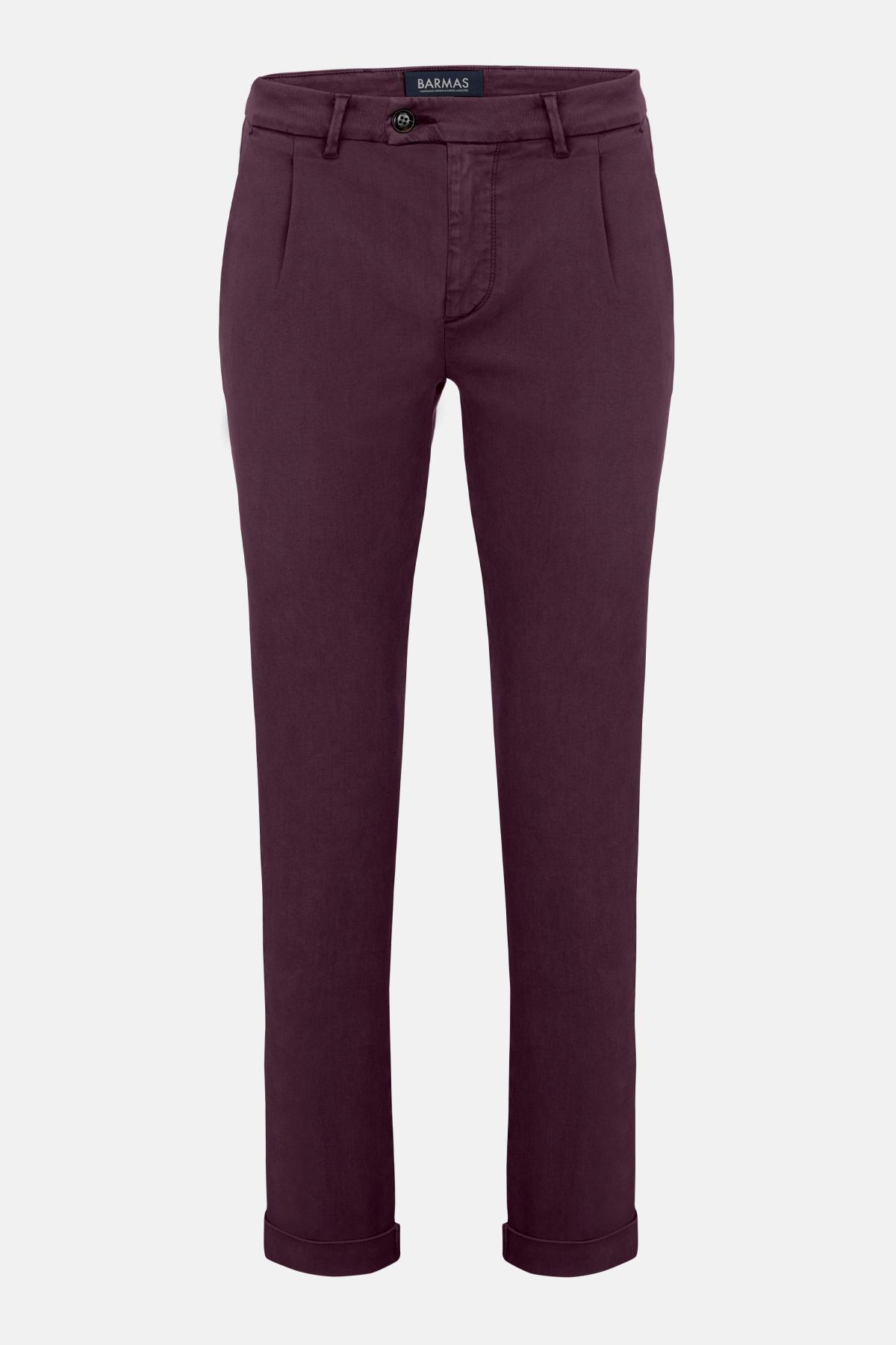 Erkek Bordo Chino Pantolon