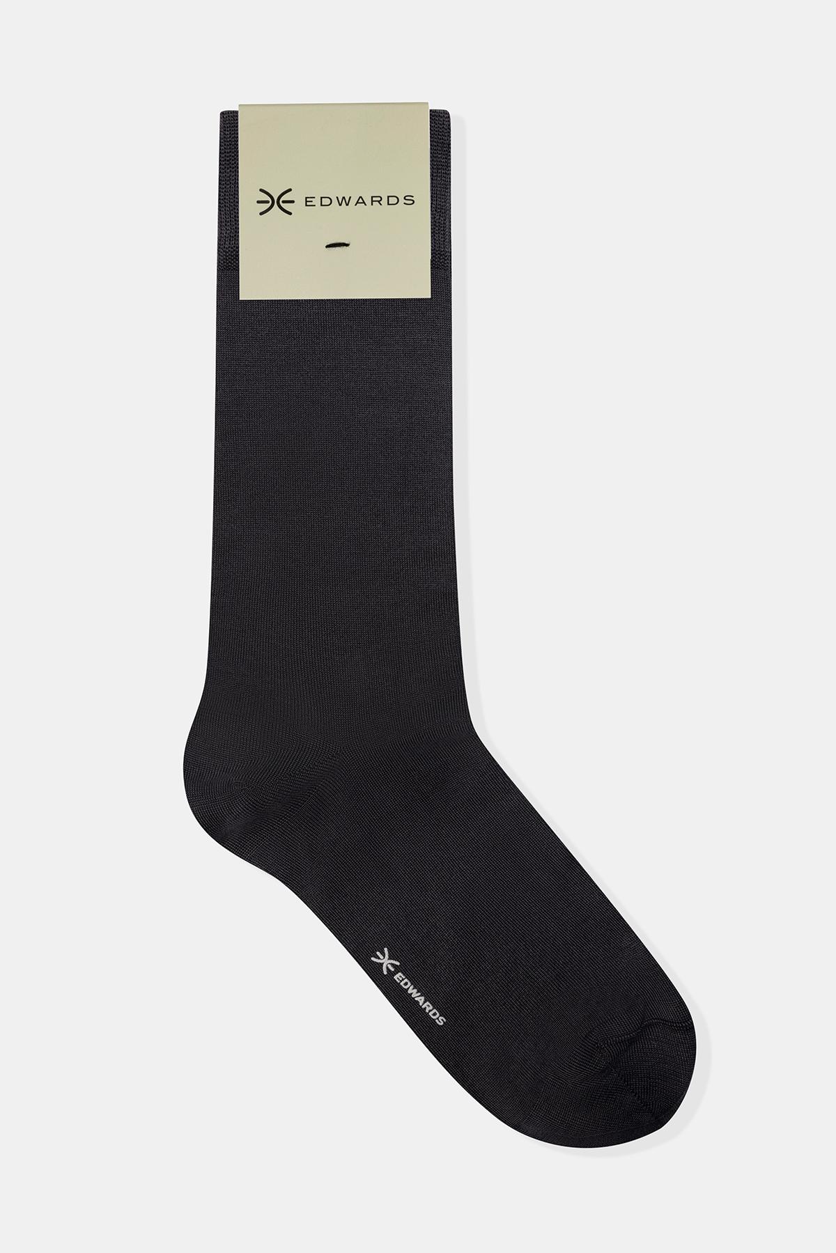 Erkek Antrasit Merserize Çorap