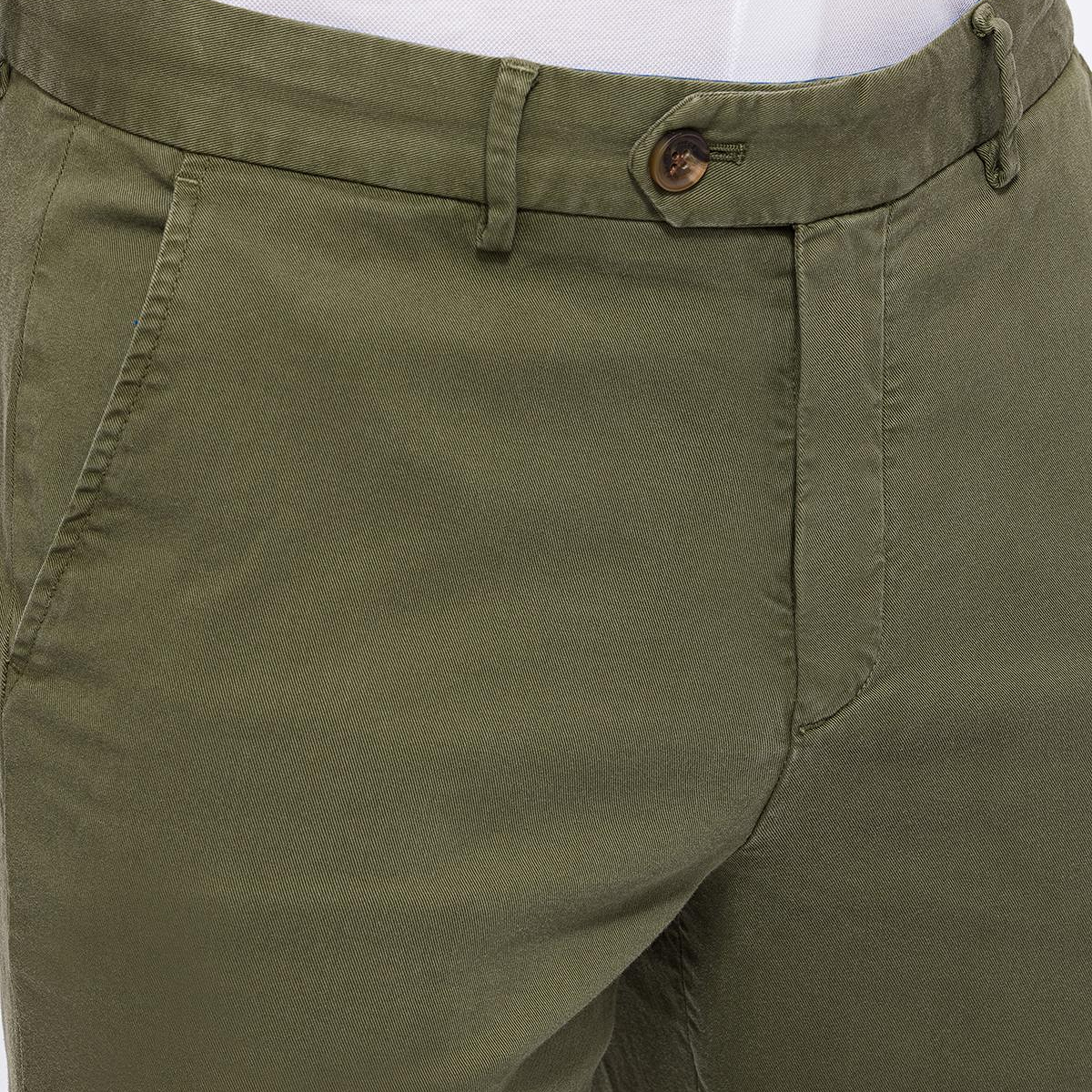 Erkek Haki Chino Pantolon
