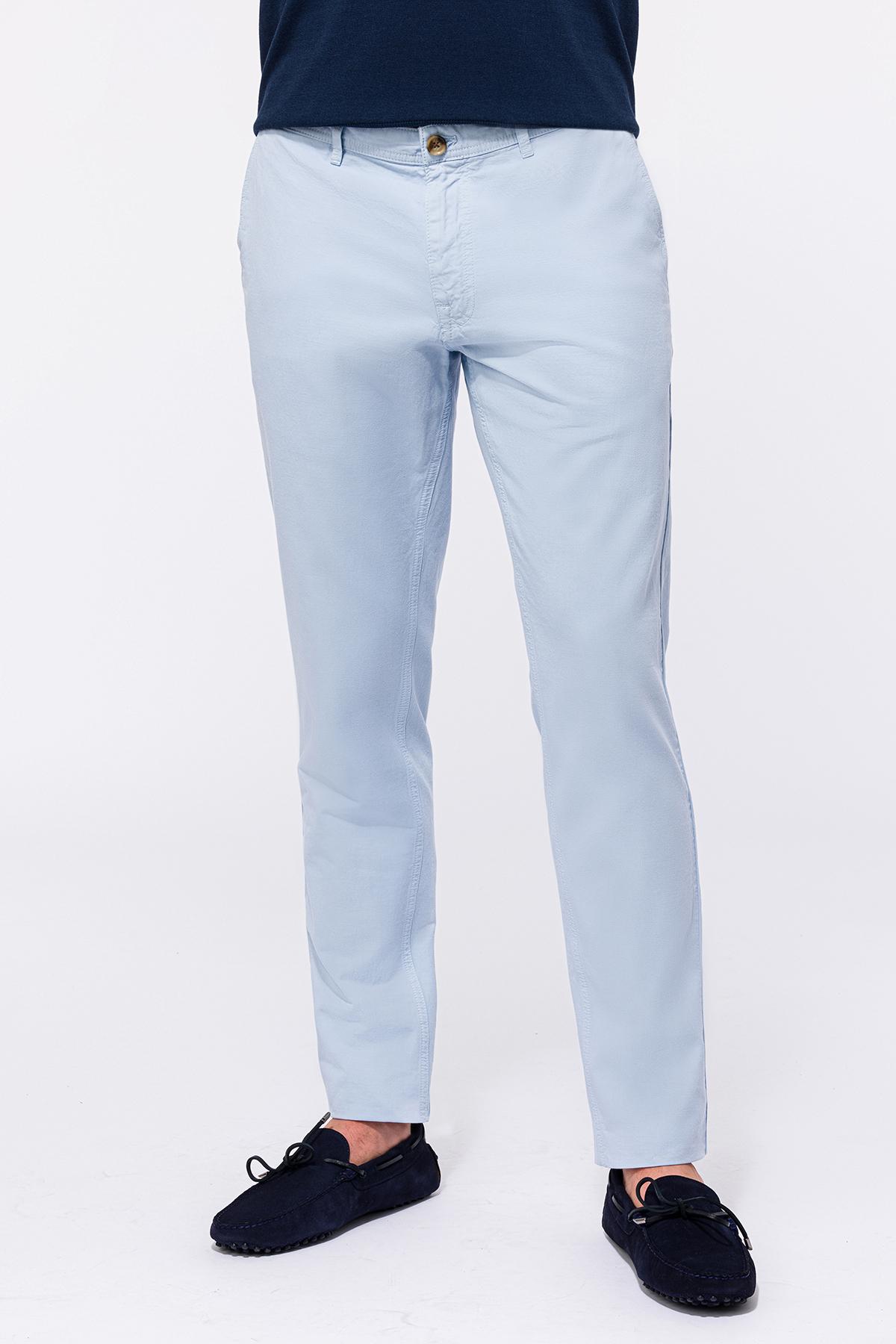 Erkek Mavi Yan Cep Pantolon