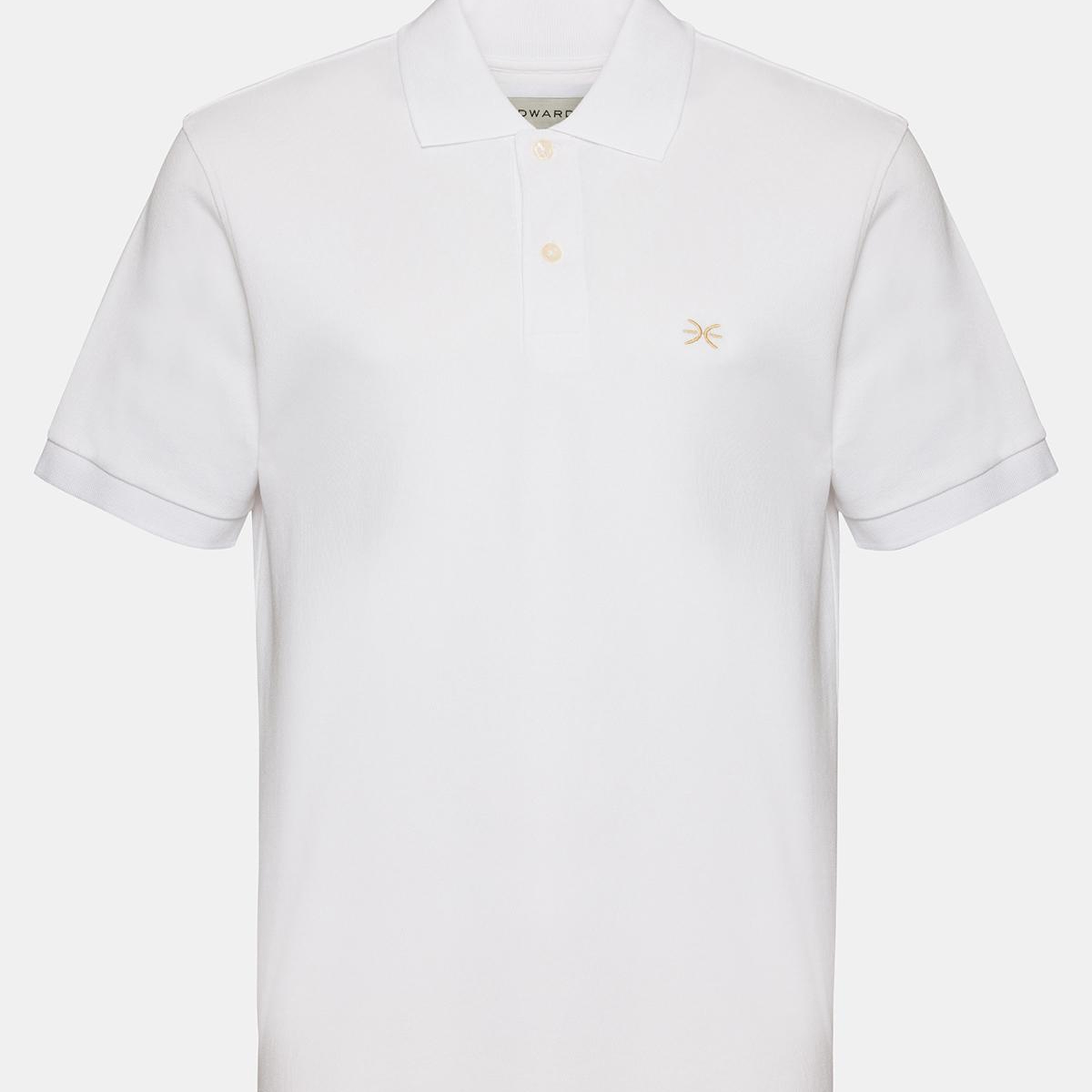 Erkek Beyaz Kısa Kollu Polo Yaka T-Shirt