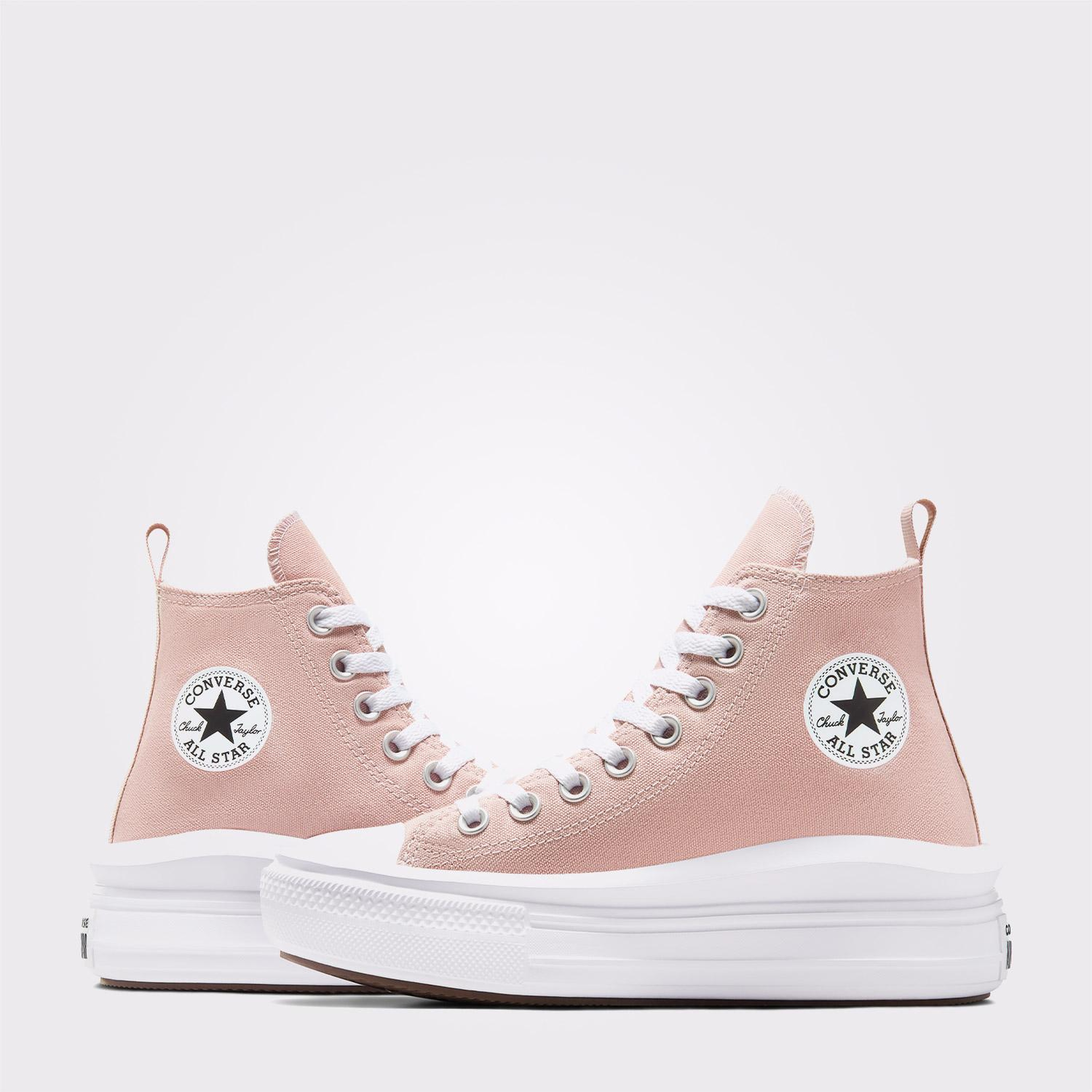 Converse Chuck Taylor All Star Move Genç Pembe Platform Sneaker