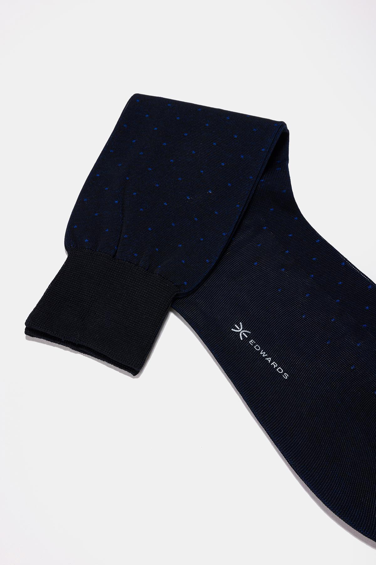 Erkek Lacivert Pamuk Kısa Çorap