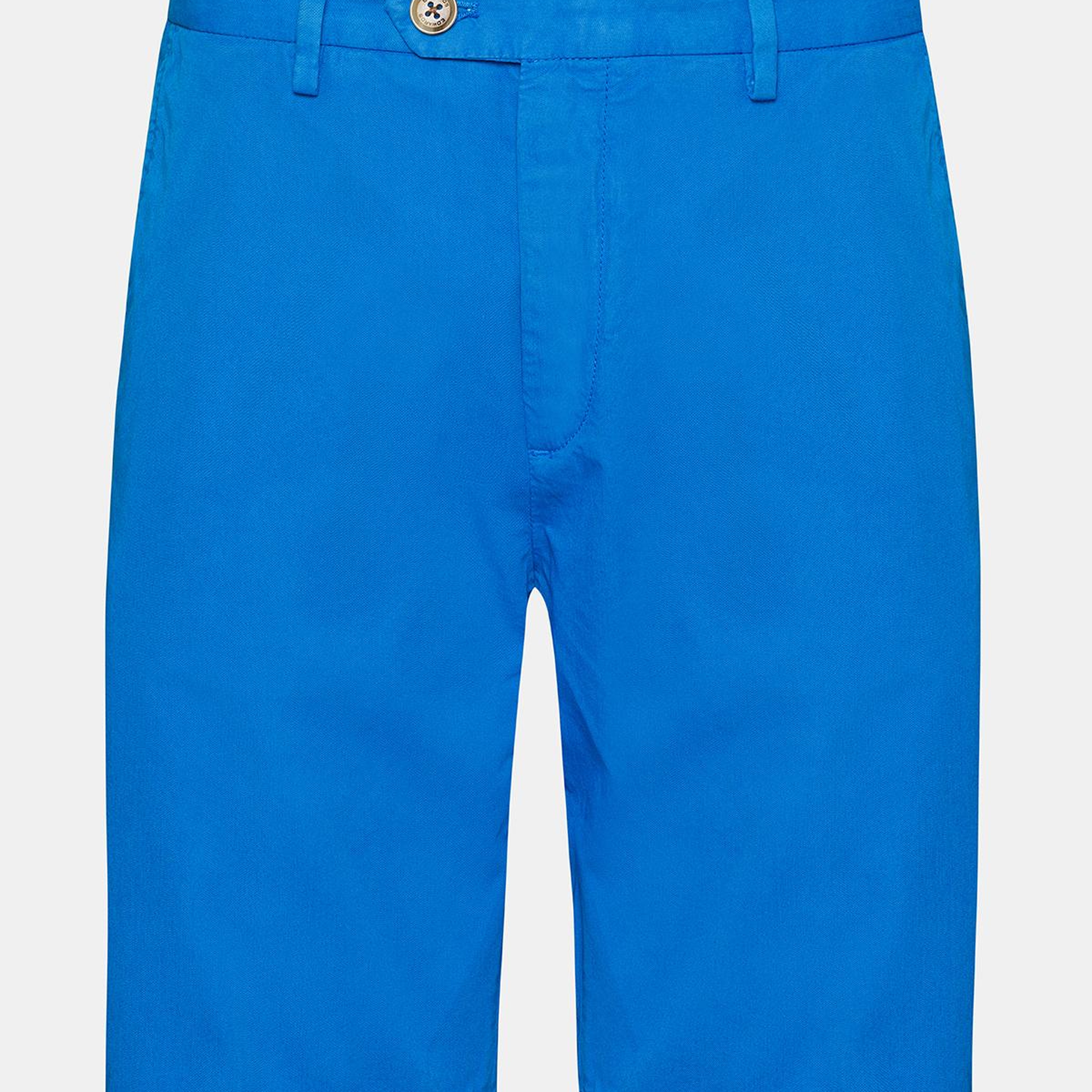 Erkek Mavi Chino Şort