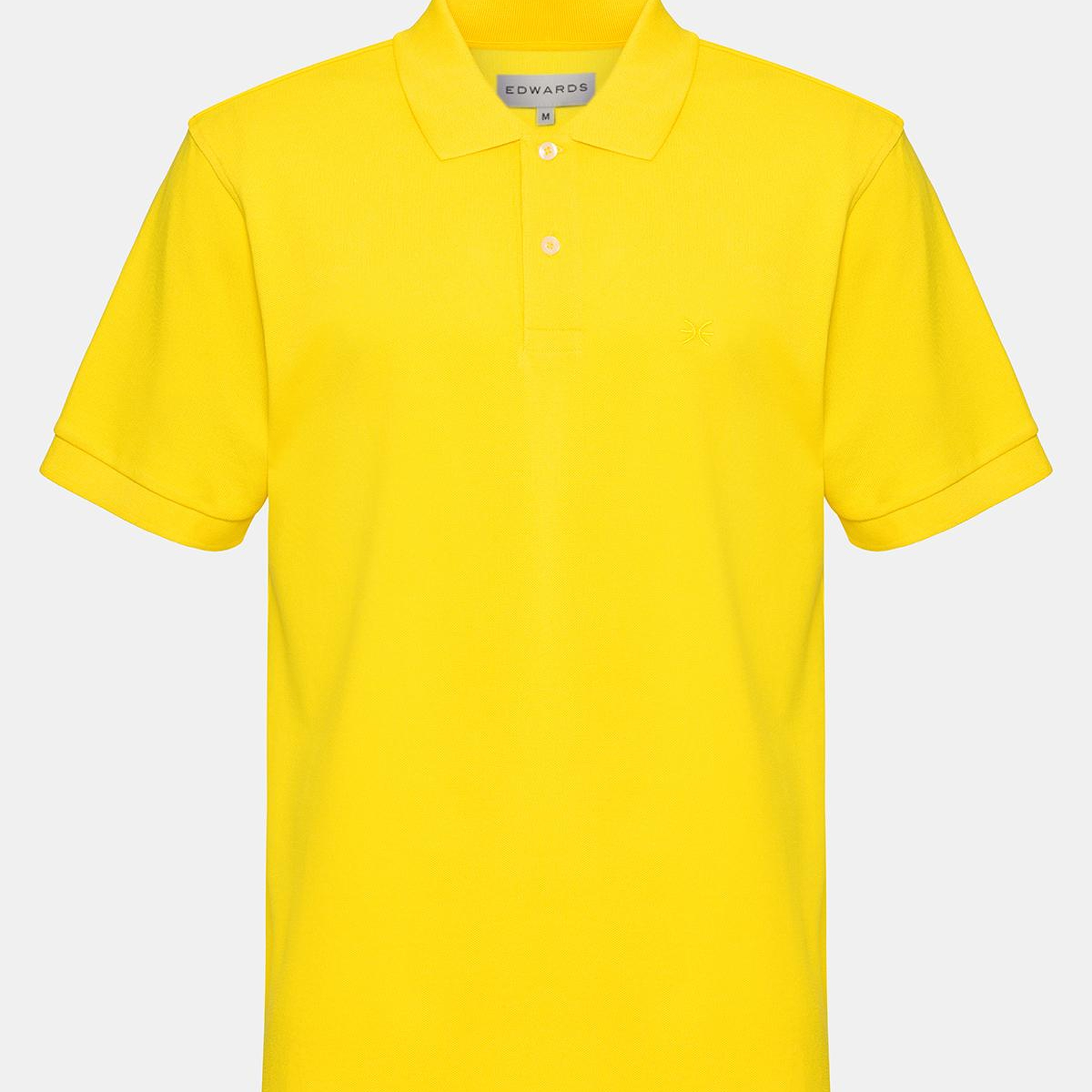 Erkek Sarı Kısa Kollu Polo Yaka T-Shirt