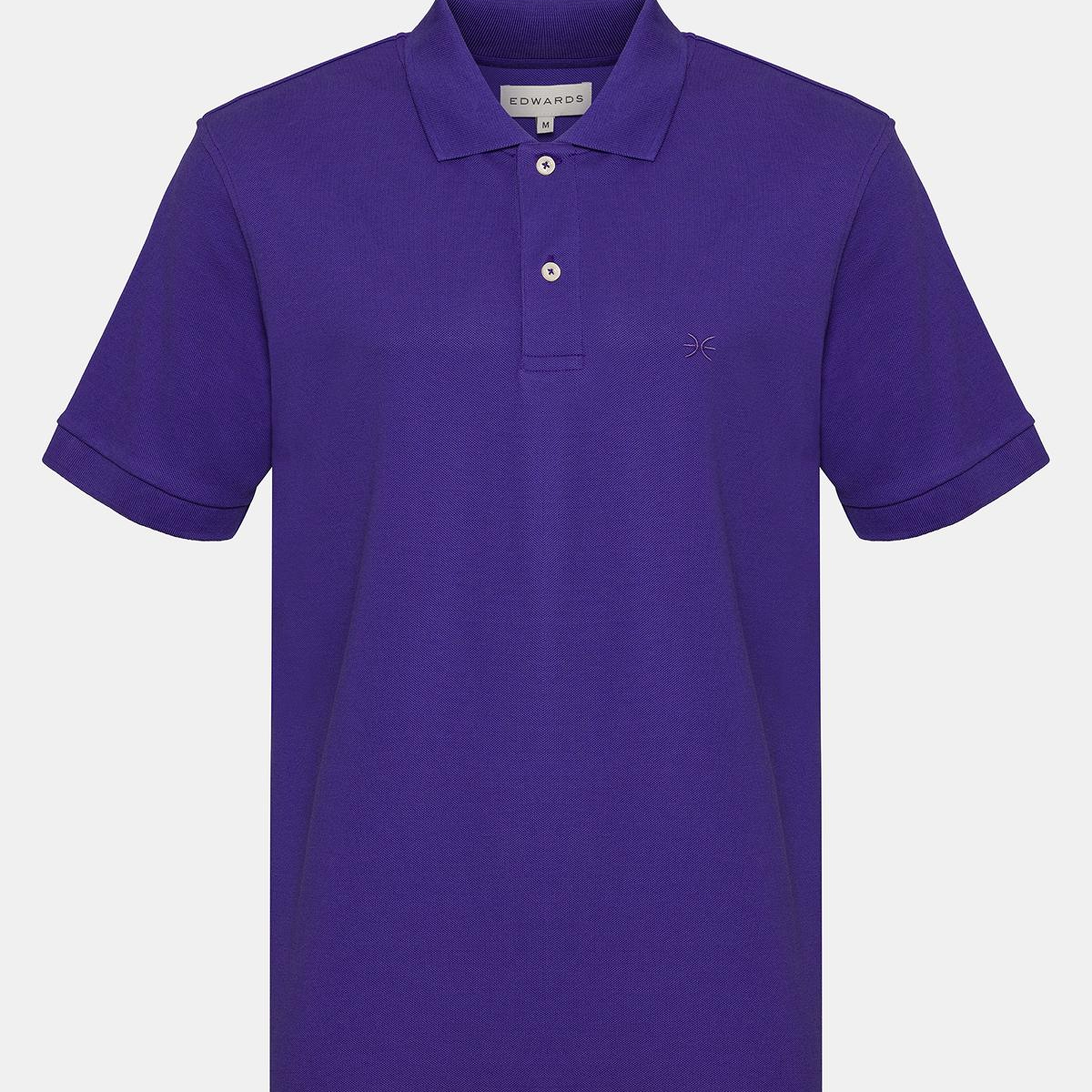 Erkek Mor Kısa Kollu Polo Yaka T-Shirt