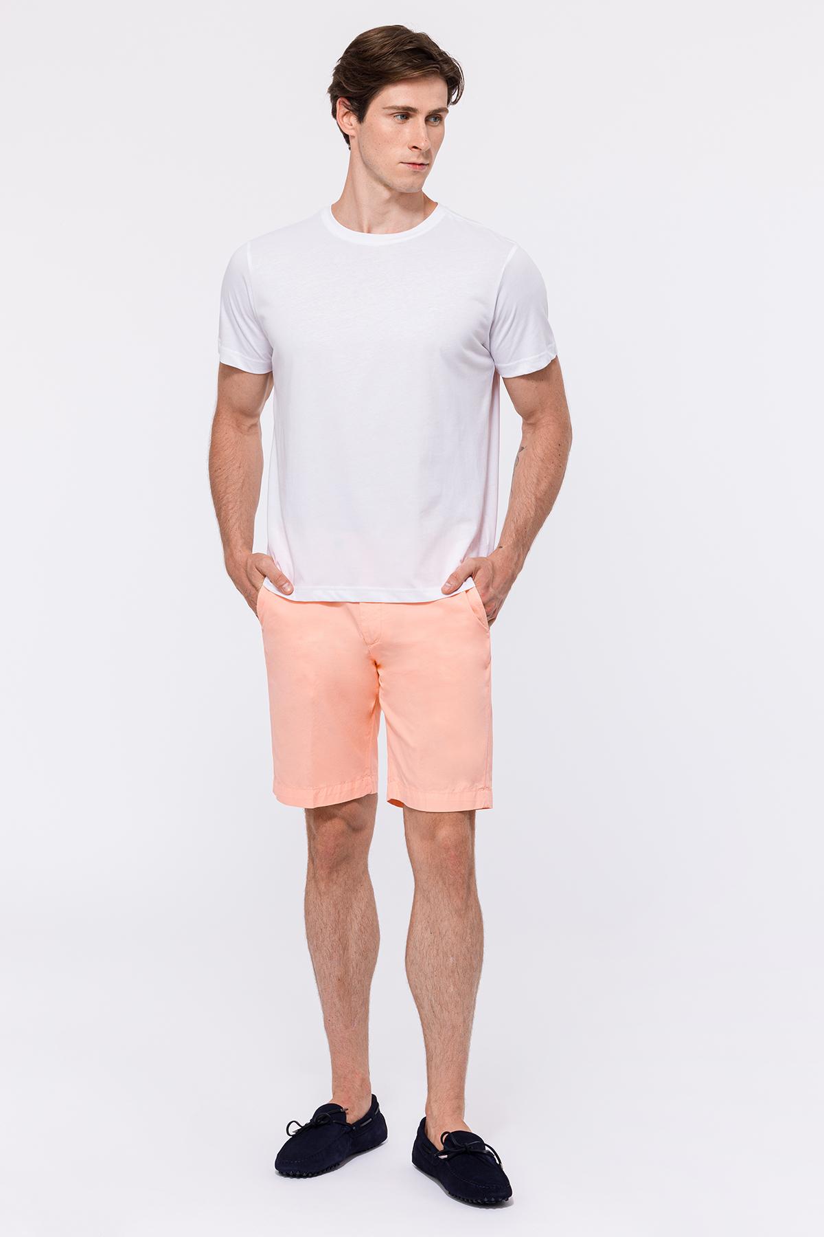 Erkek Pembe Chino Şort