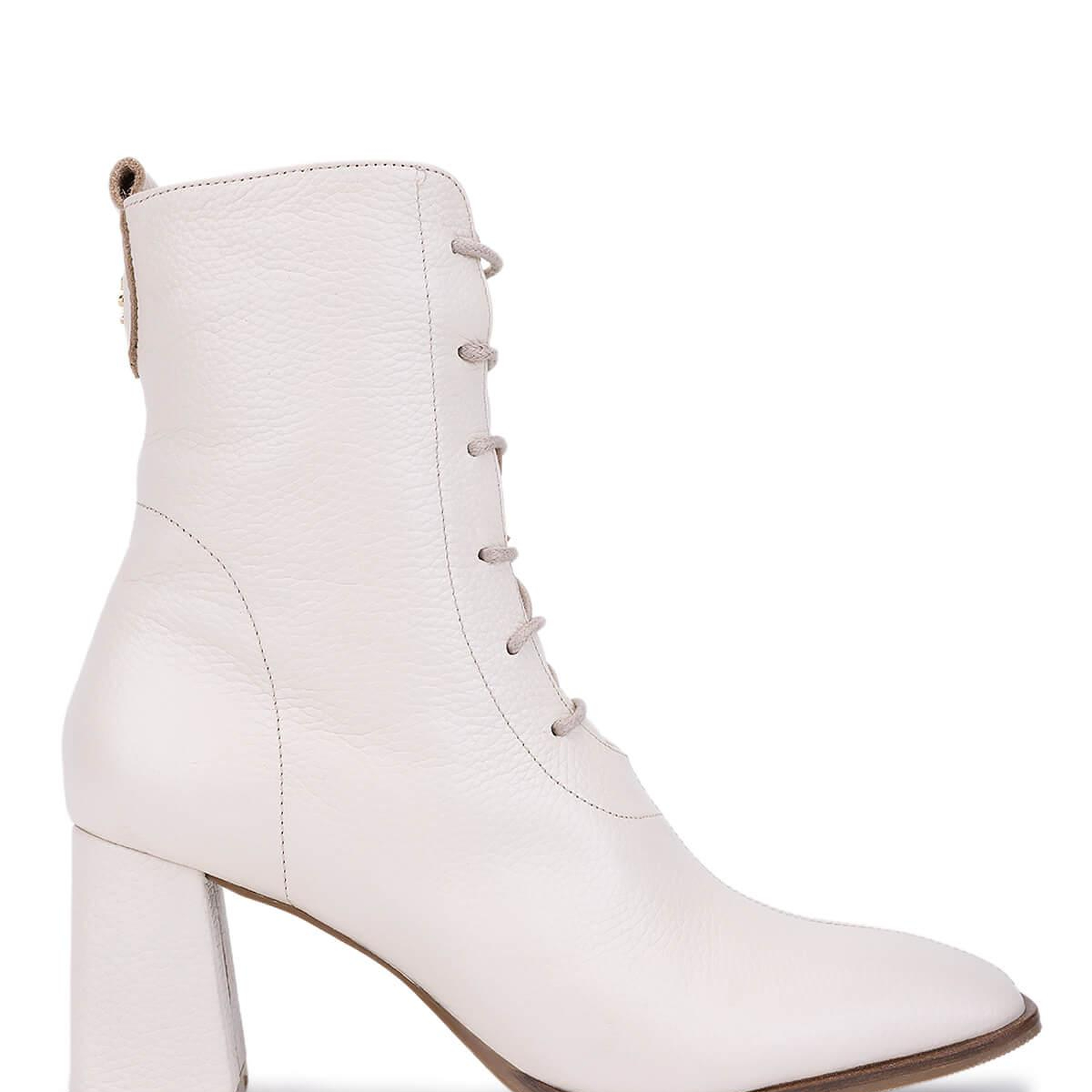 Tamer Tanca Kadın Hakiki Deri Bej Bot