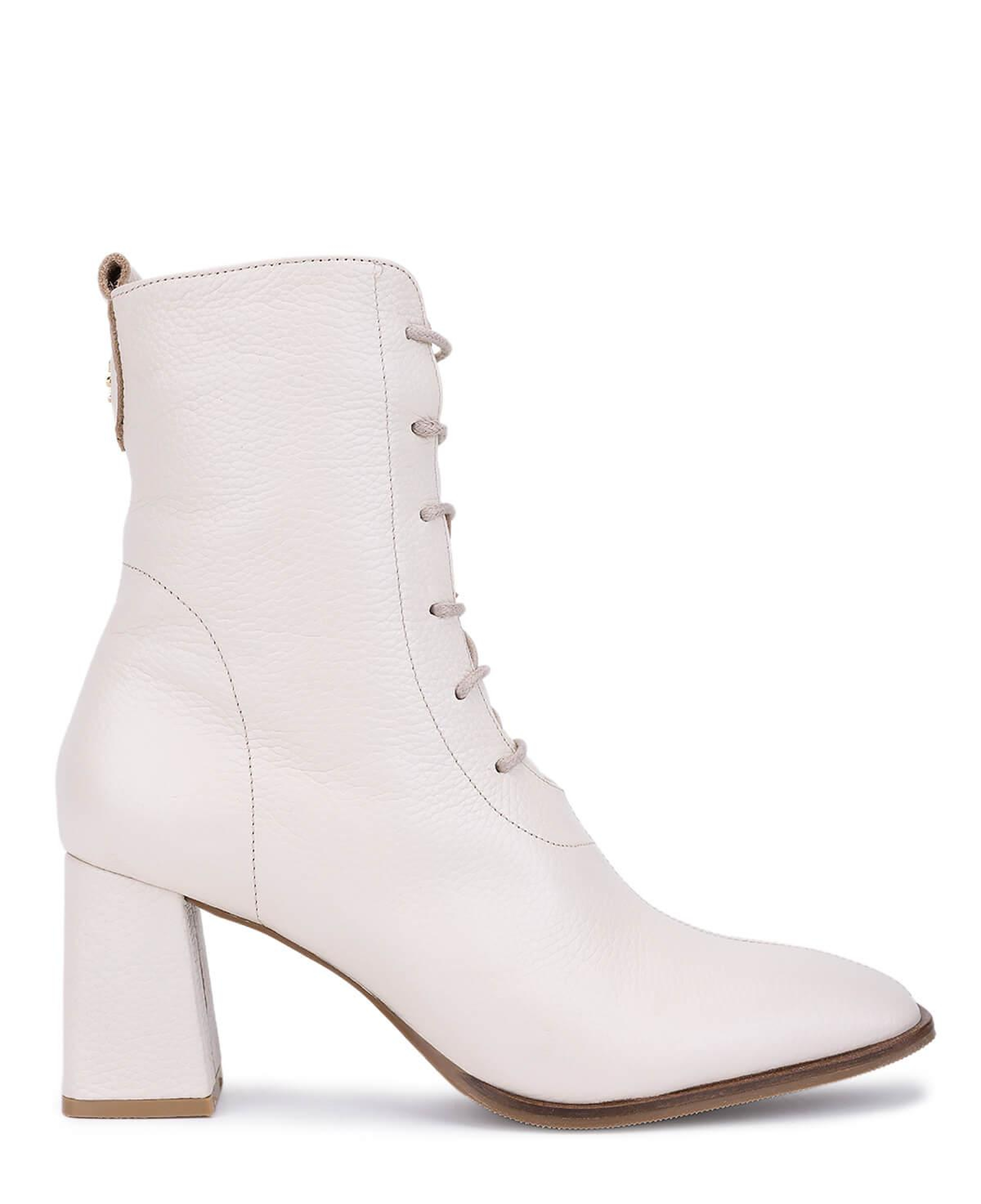 Tamer Tanca Kadın Hakiki Deri Bej Bot