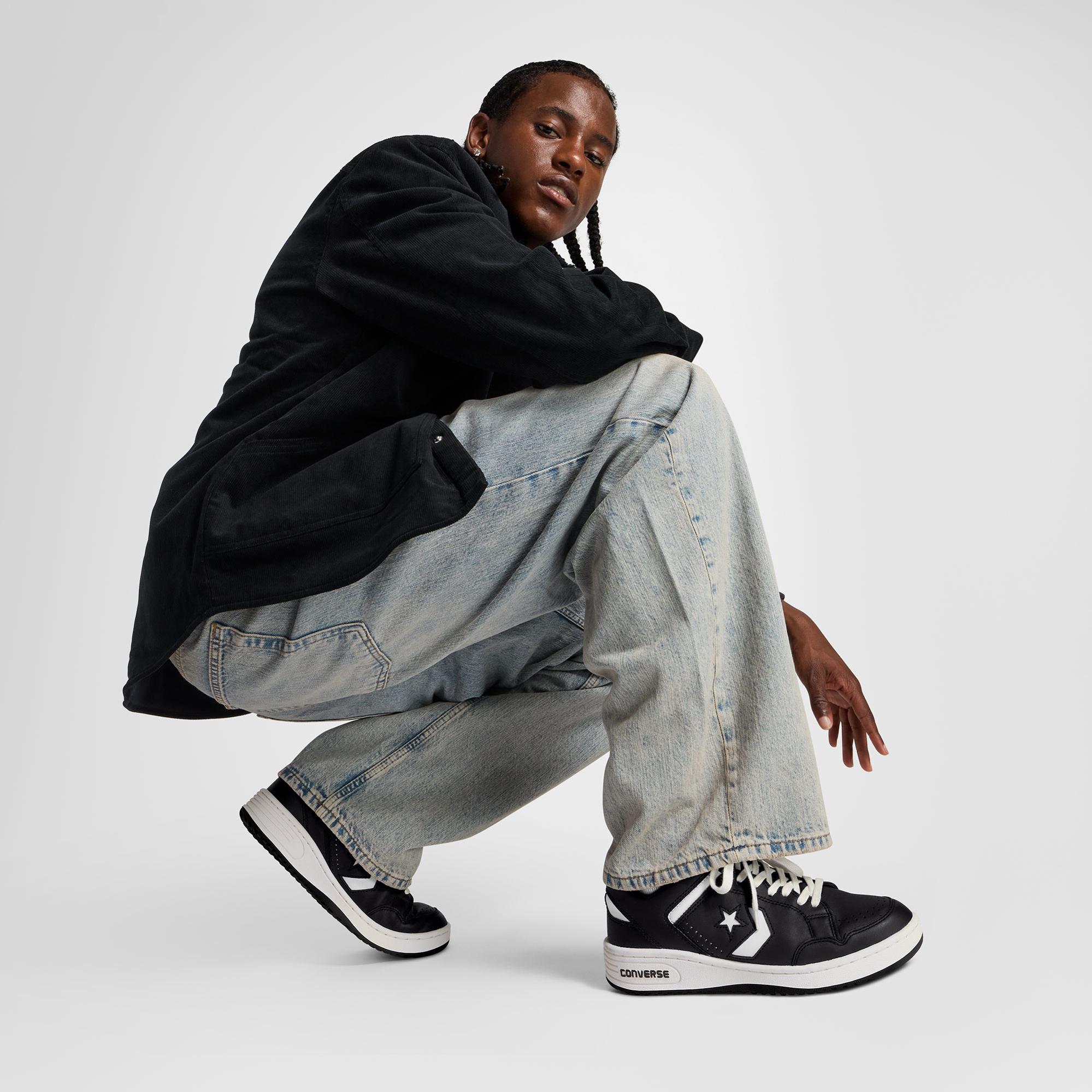 Converse Weapon Unisex Siyah Deri Sneaker