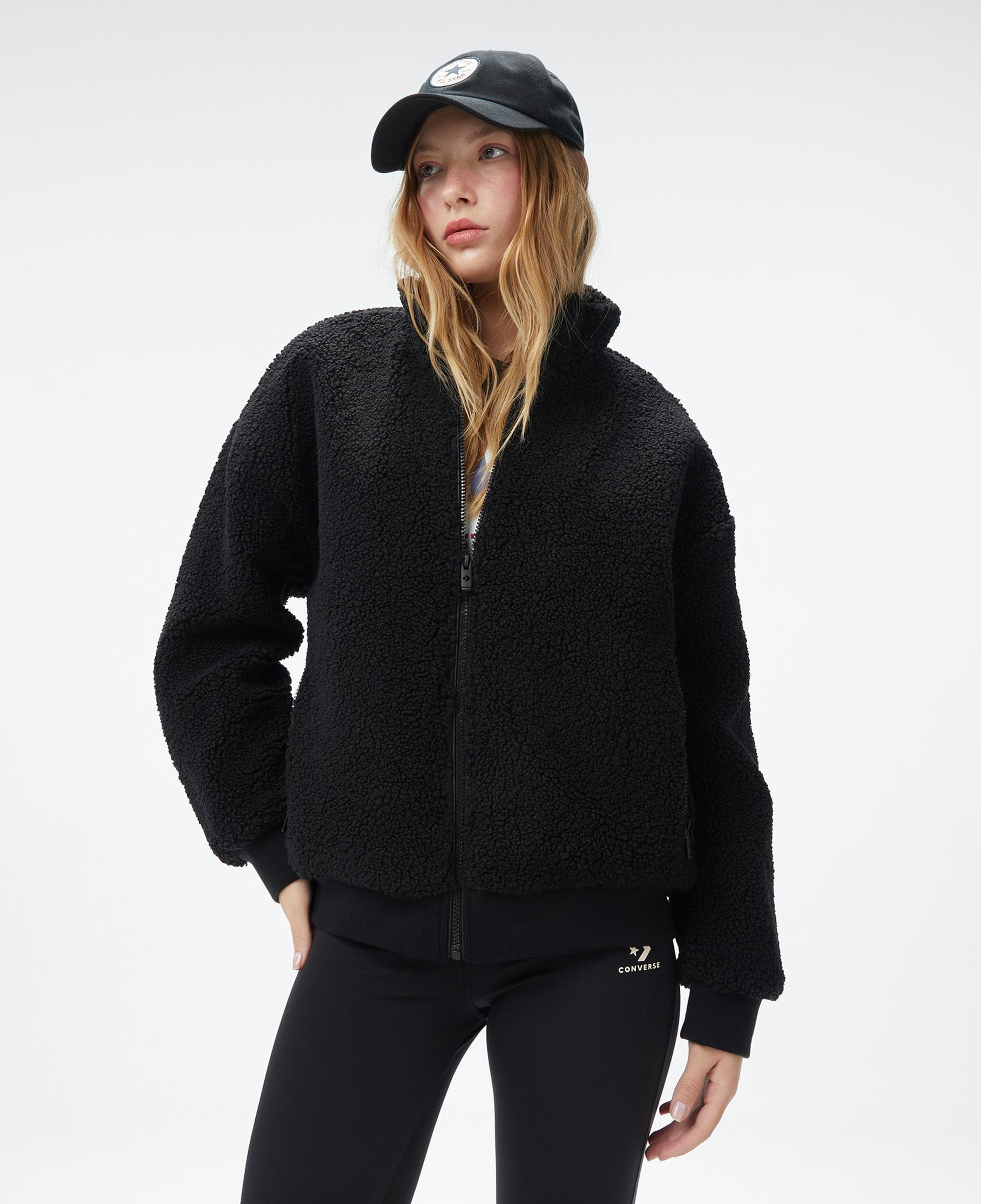 Converse Kadın Siyah Ceket