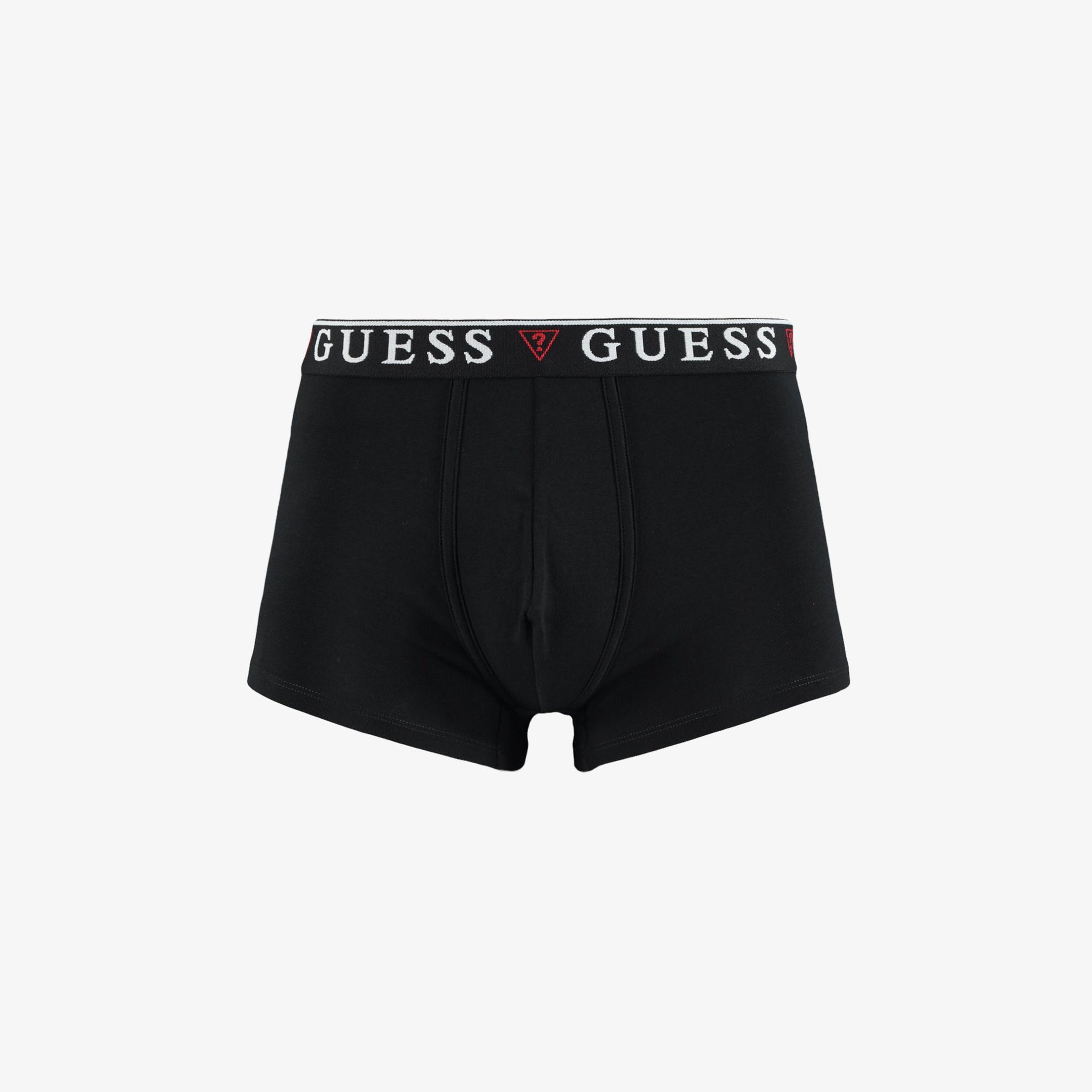 Guess Erkek Beyaz 3'lü Boxer Set