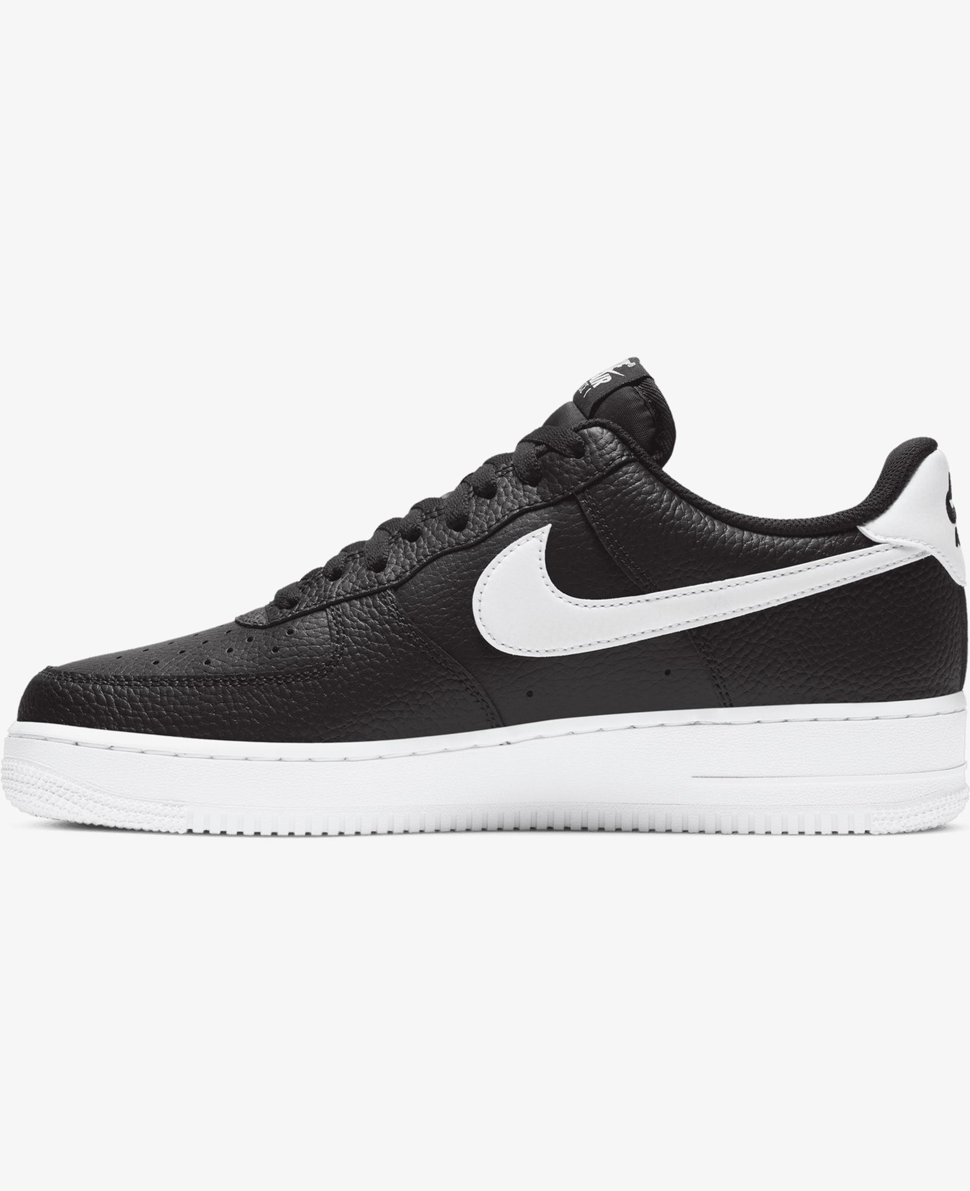 Nike Air Force 1 '07 Erkek Siyah Spor Ayakkabı