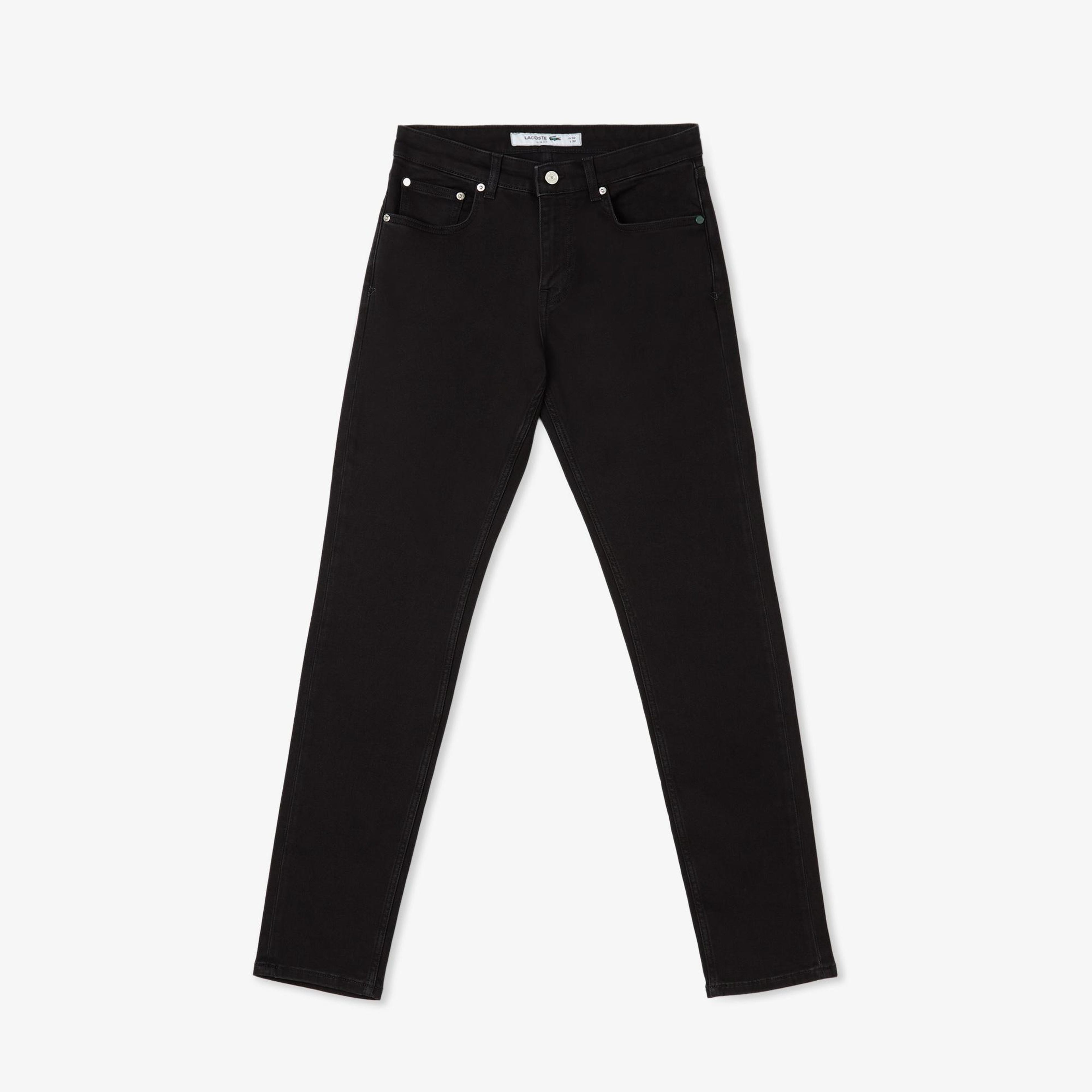 Erkek Slim Fit Siyah Jean Pantolon