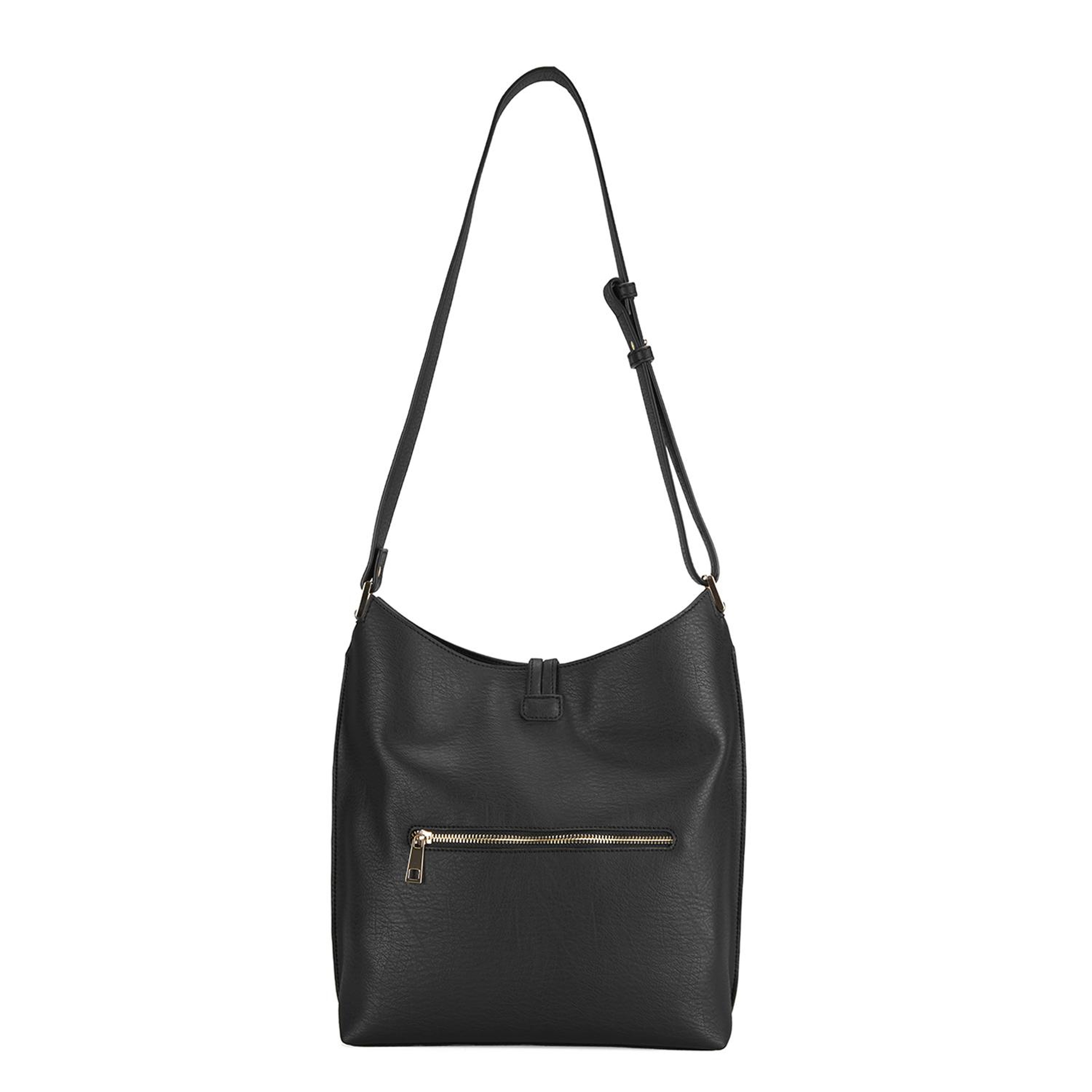 Linao Siyah Kadın Omuz Çantası