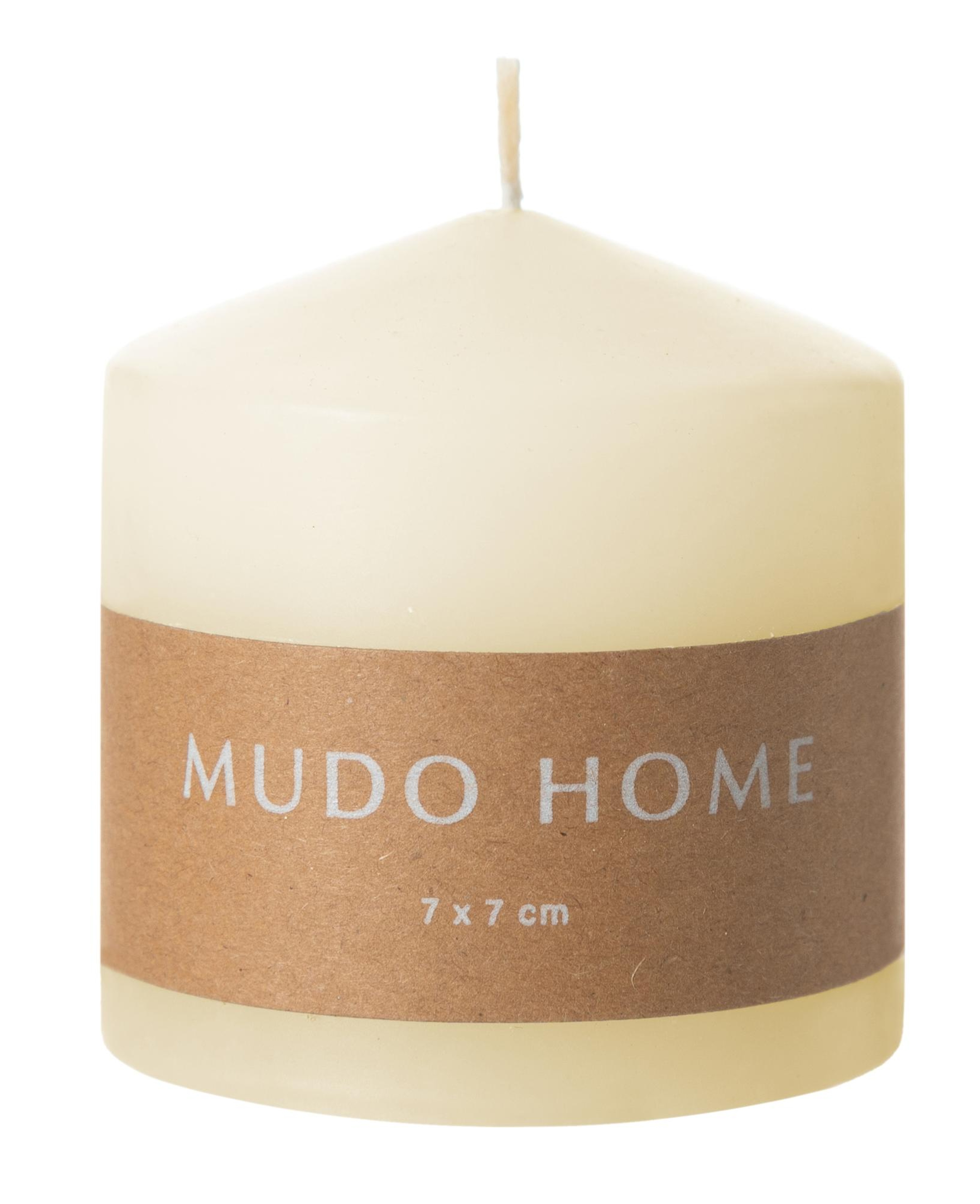 SÜTUN MUM KREM 7X7CM
