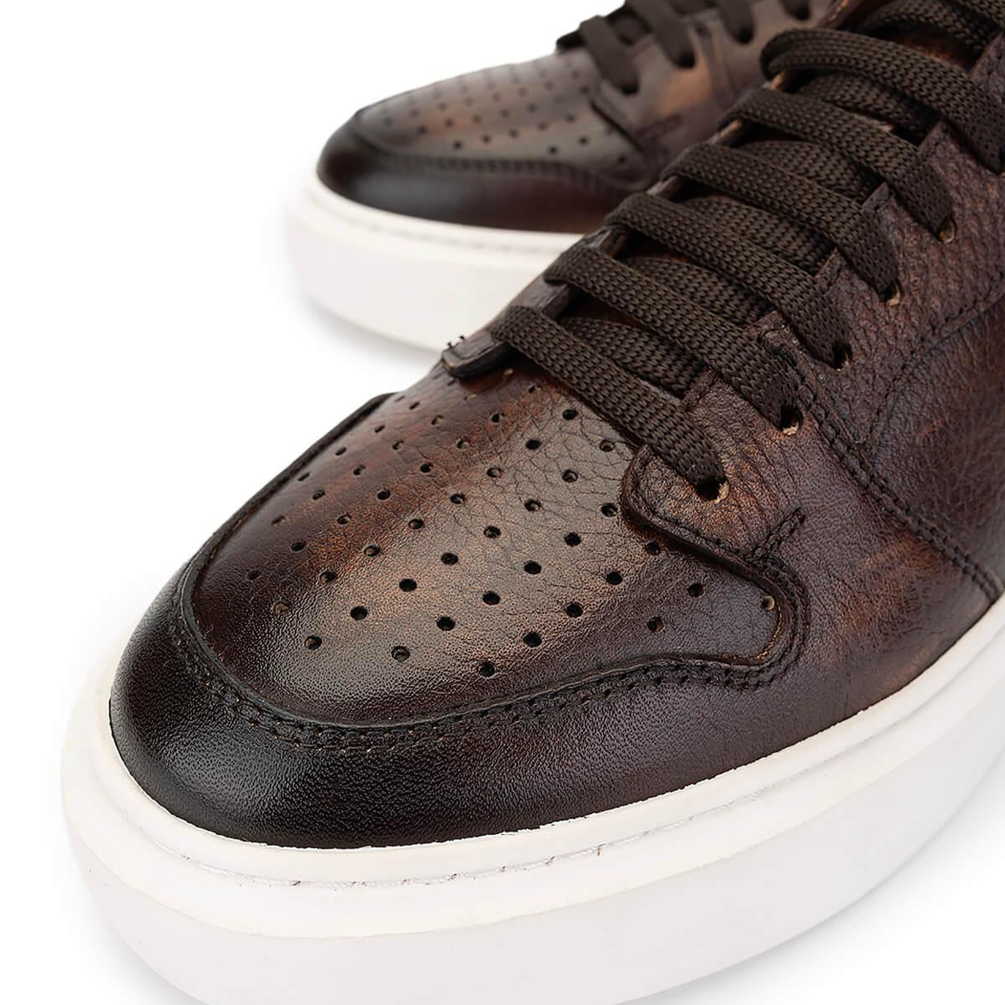 Tamer Tanca Erkek Hakiki Deri Taba Sneakers & Spor Ayakkabı