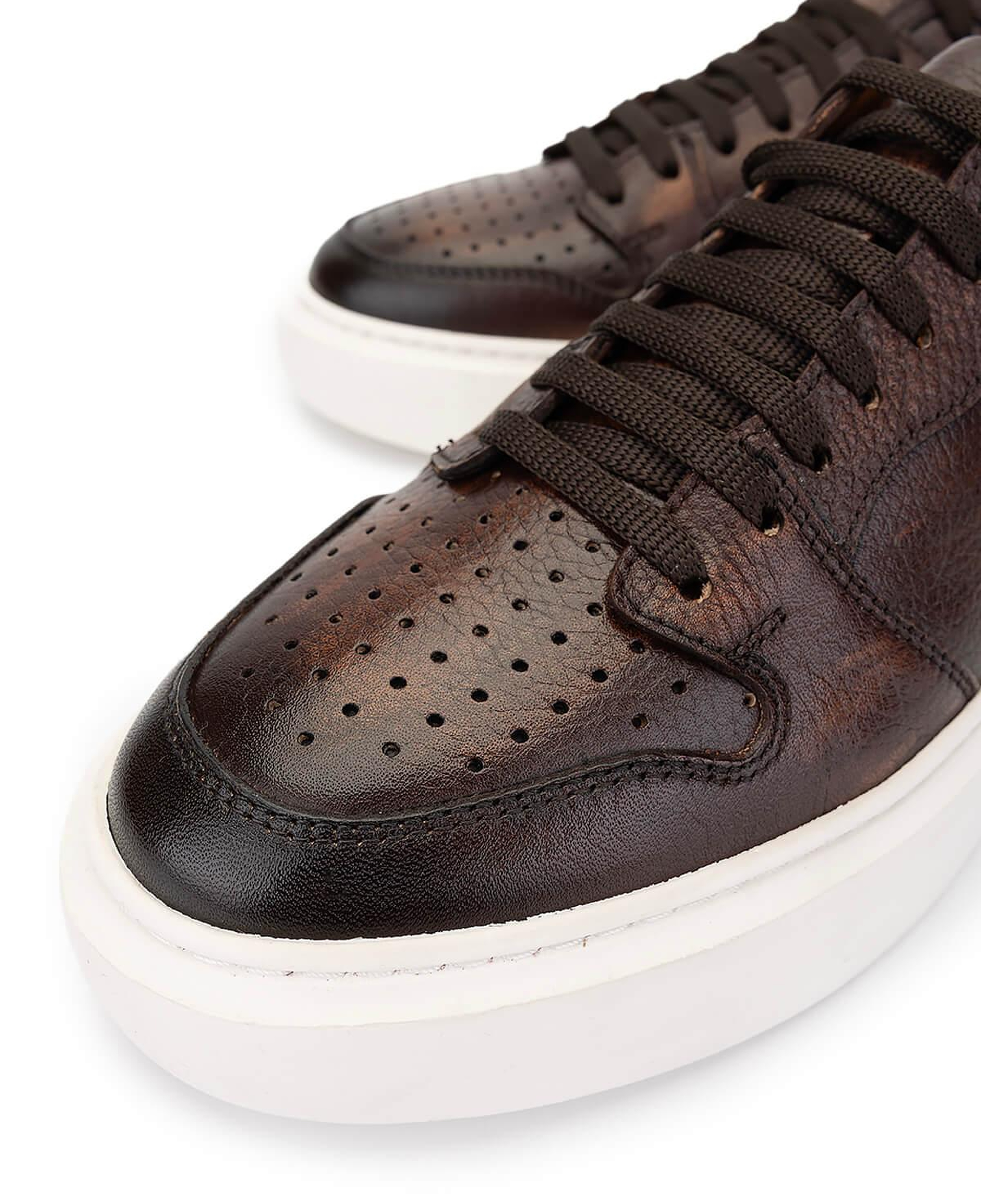 Tamer Tanca Erkek Hakiki Deri Taba Sneakers & Spor Ayakkabı