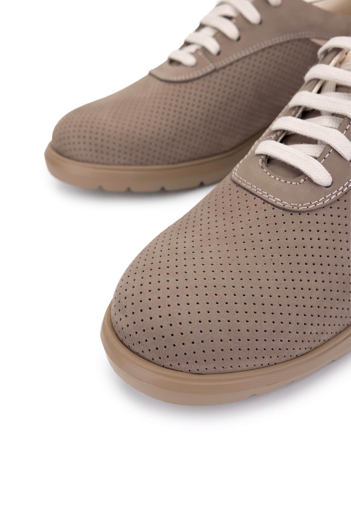 Tamer Tanca Erkek Hakiki Deri Bej Sneakers & Spor Ayakkabı