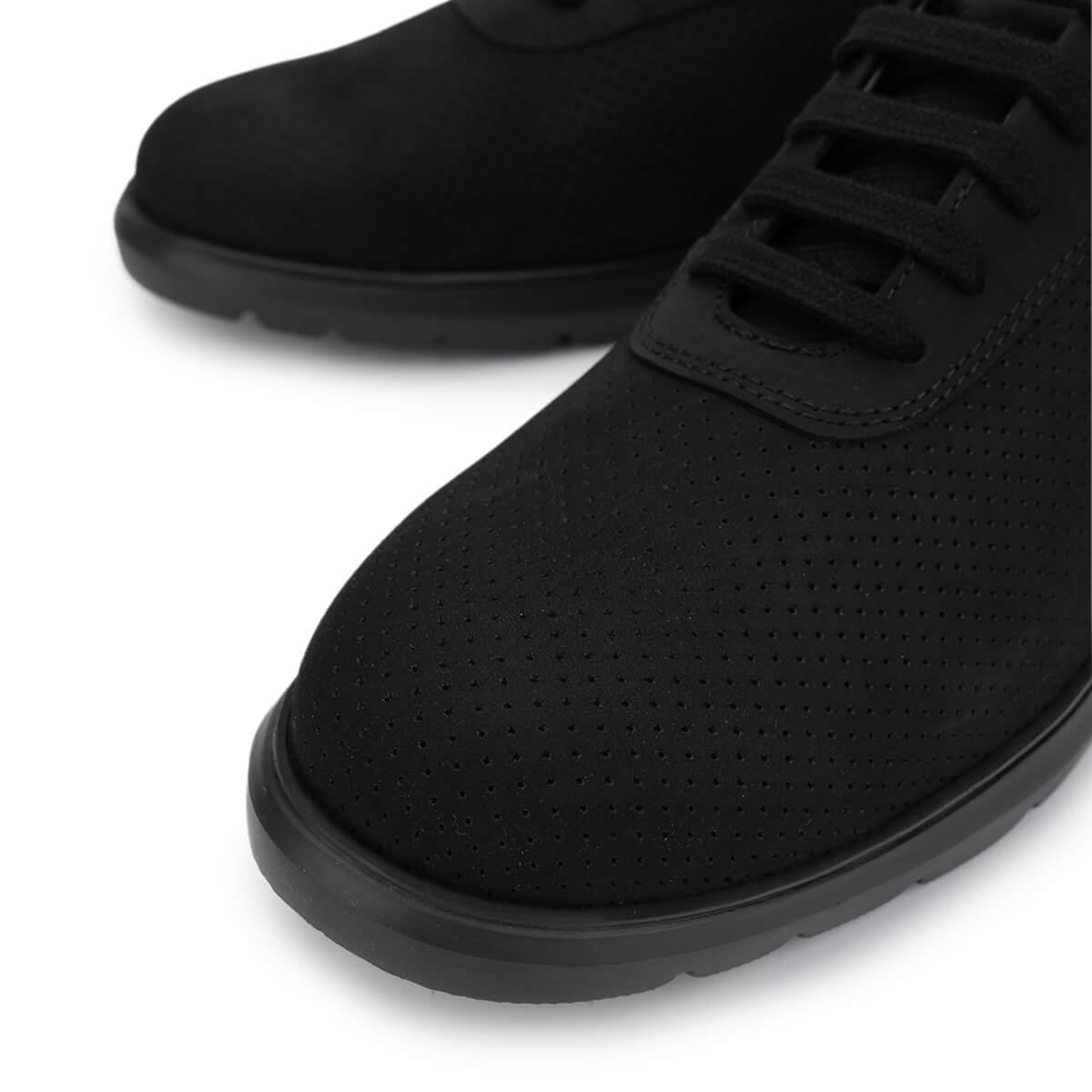 Tamer Tanca Erkek Hakiki Deri Siyah Sneakers & Spor Ayakkabı