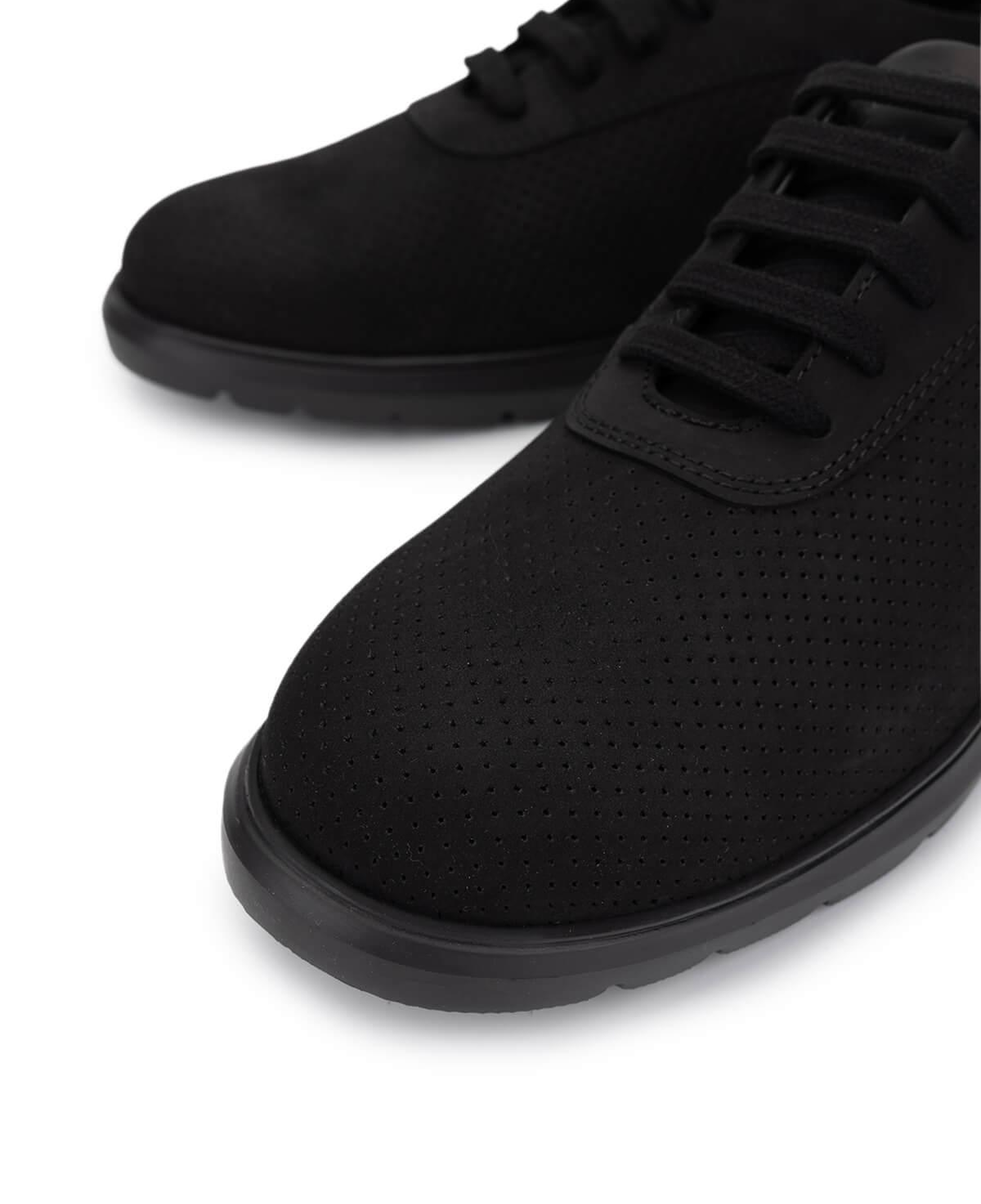 Tamer Tanca Erkek Hakiki Deri Siyah Sneakers & Spor Ayakkabı