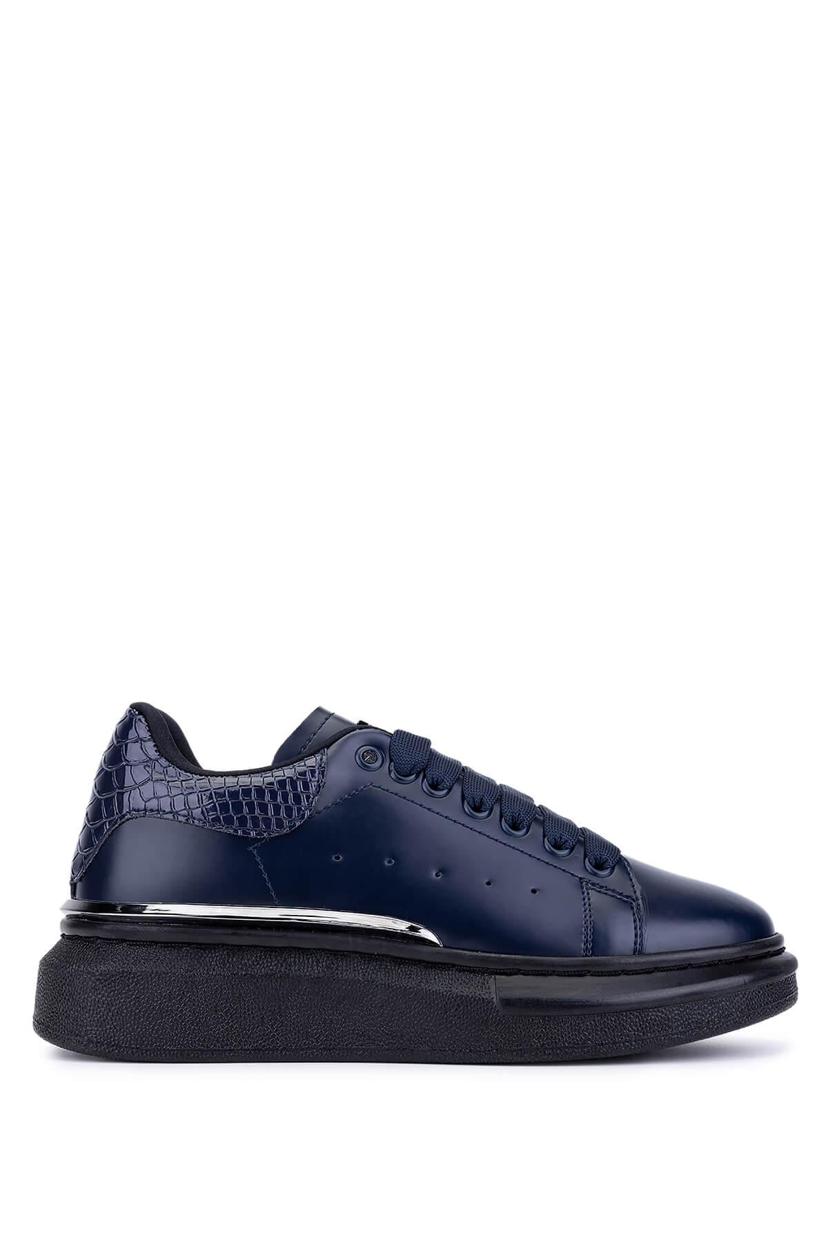 Tamer Tanca Kadın Suni Deri Lacivert Sneakers & Spor Ayakkabı