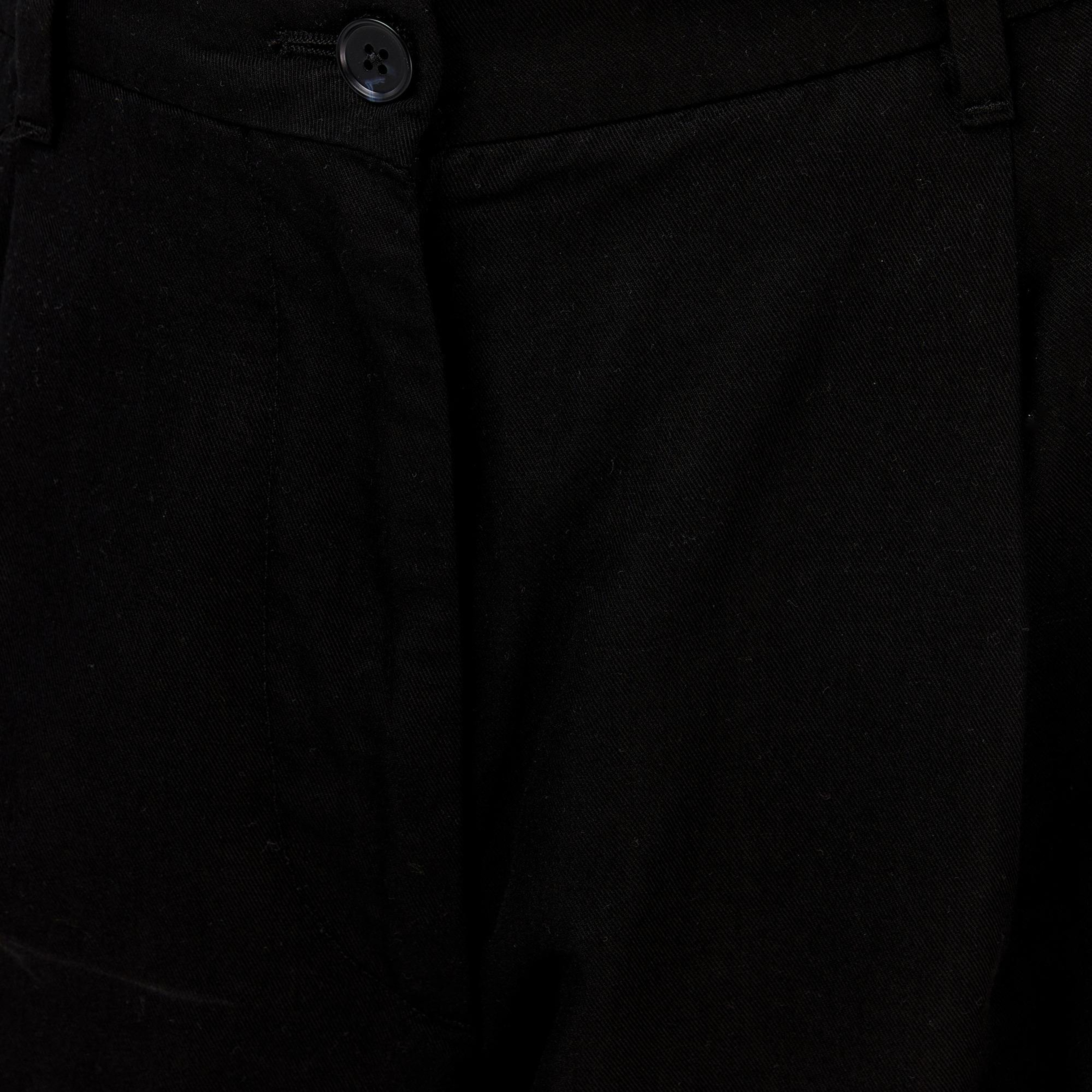 Tommy Hilfiger Tencel Linen Wide Leg Kadın Siyah Pantolon
