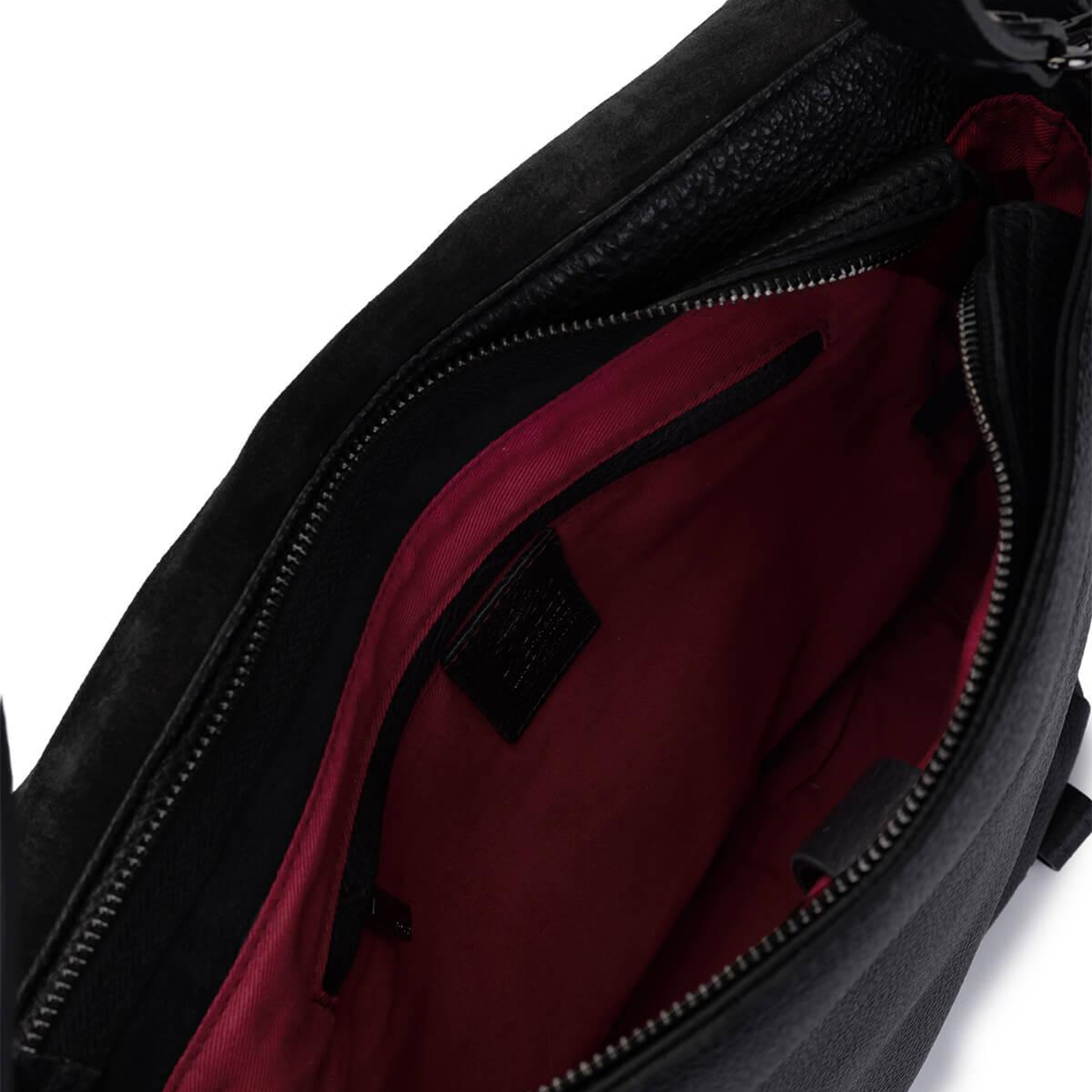 Bruno Rossi Bag Erkek Hakiki Deri Siyah Sırt Çantası