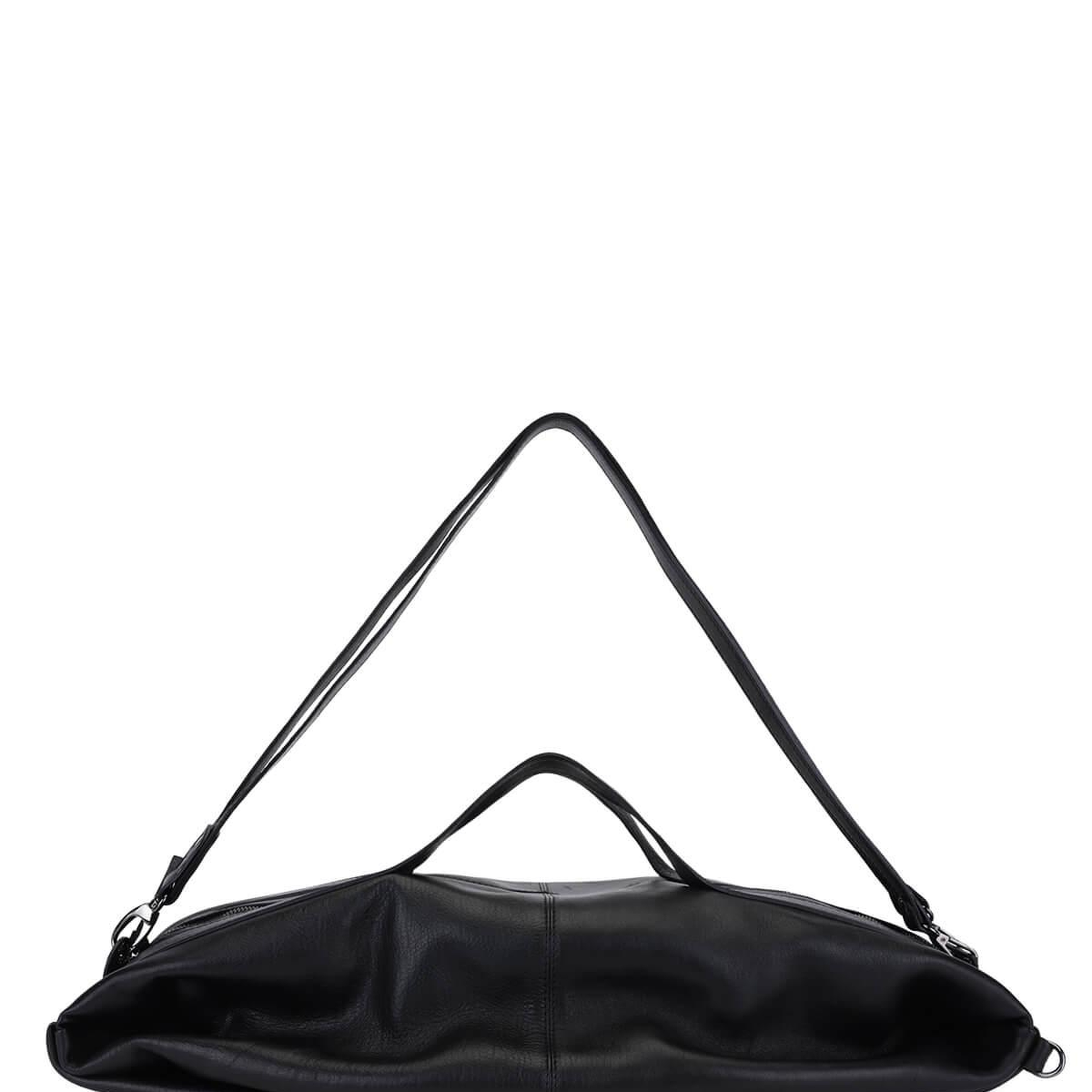 Bruno Rossi Bag Unisex Hakiki Deri Siyah Sırt & El Çantası