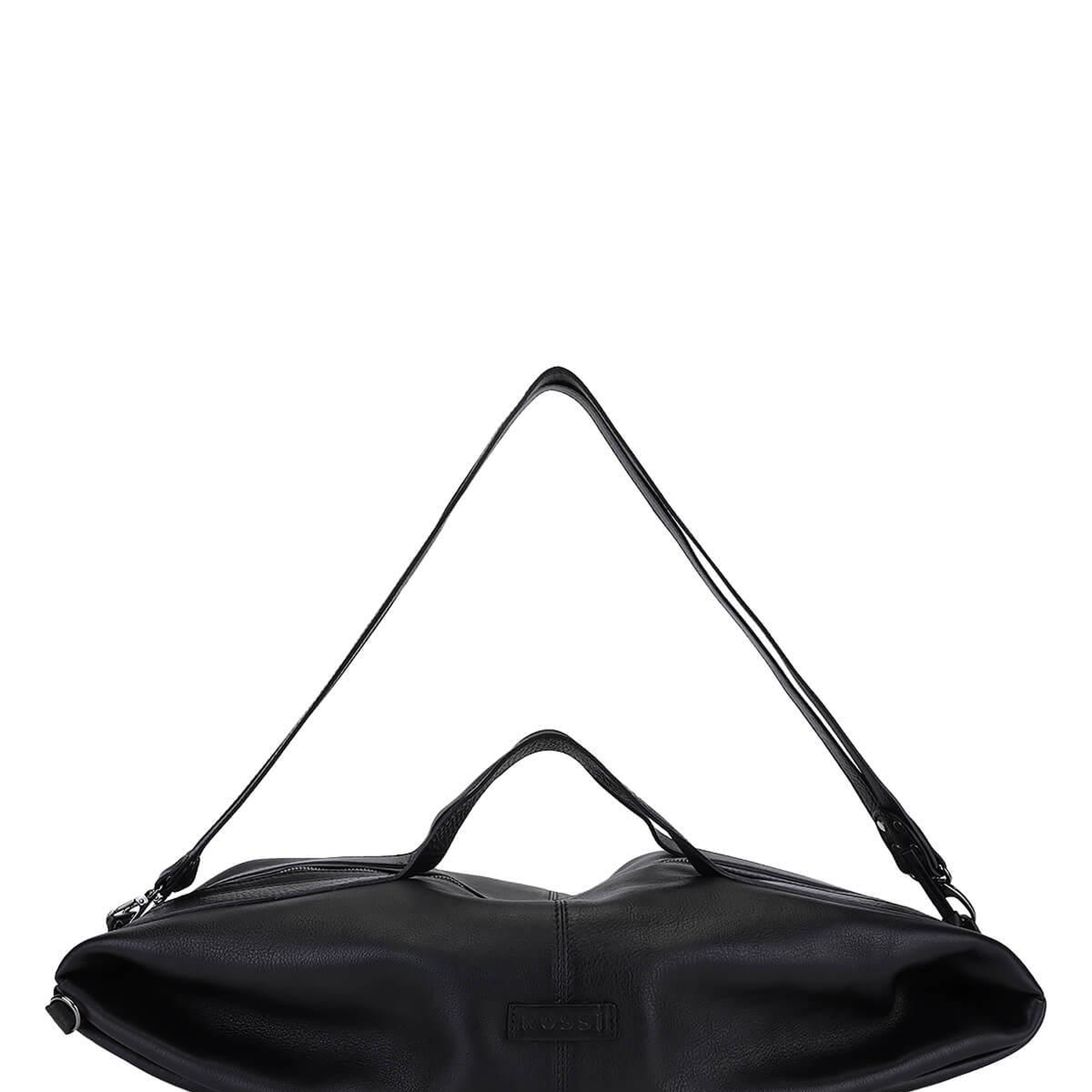 Bruno Rossi Bag Unisex Hakiki Deri Siyah Sırt & El Çantası