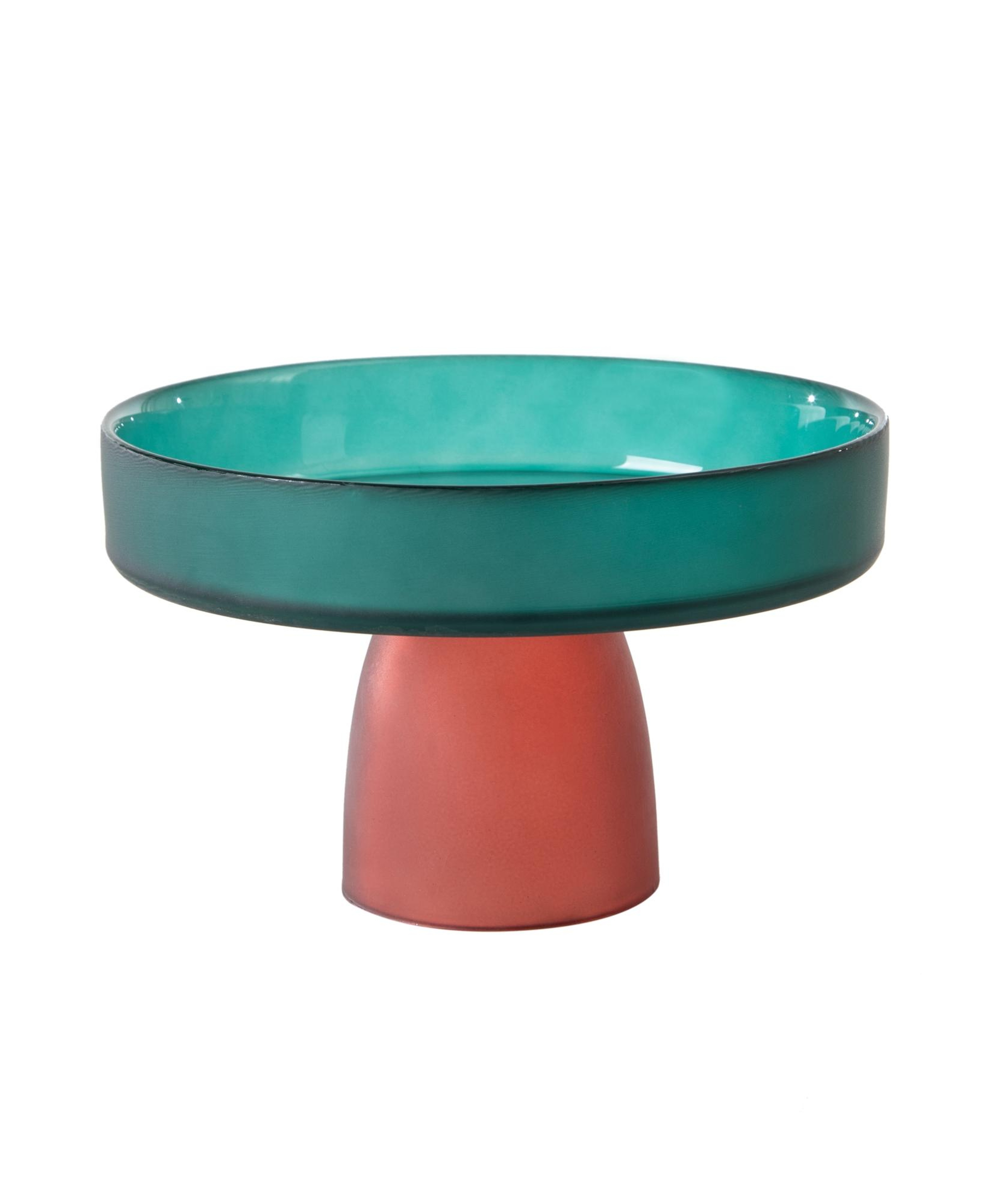 COLORS AYAKLI CAM SUNUM 18CM- YEŞİL