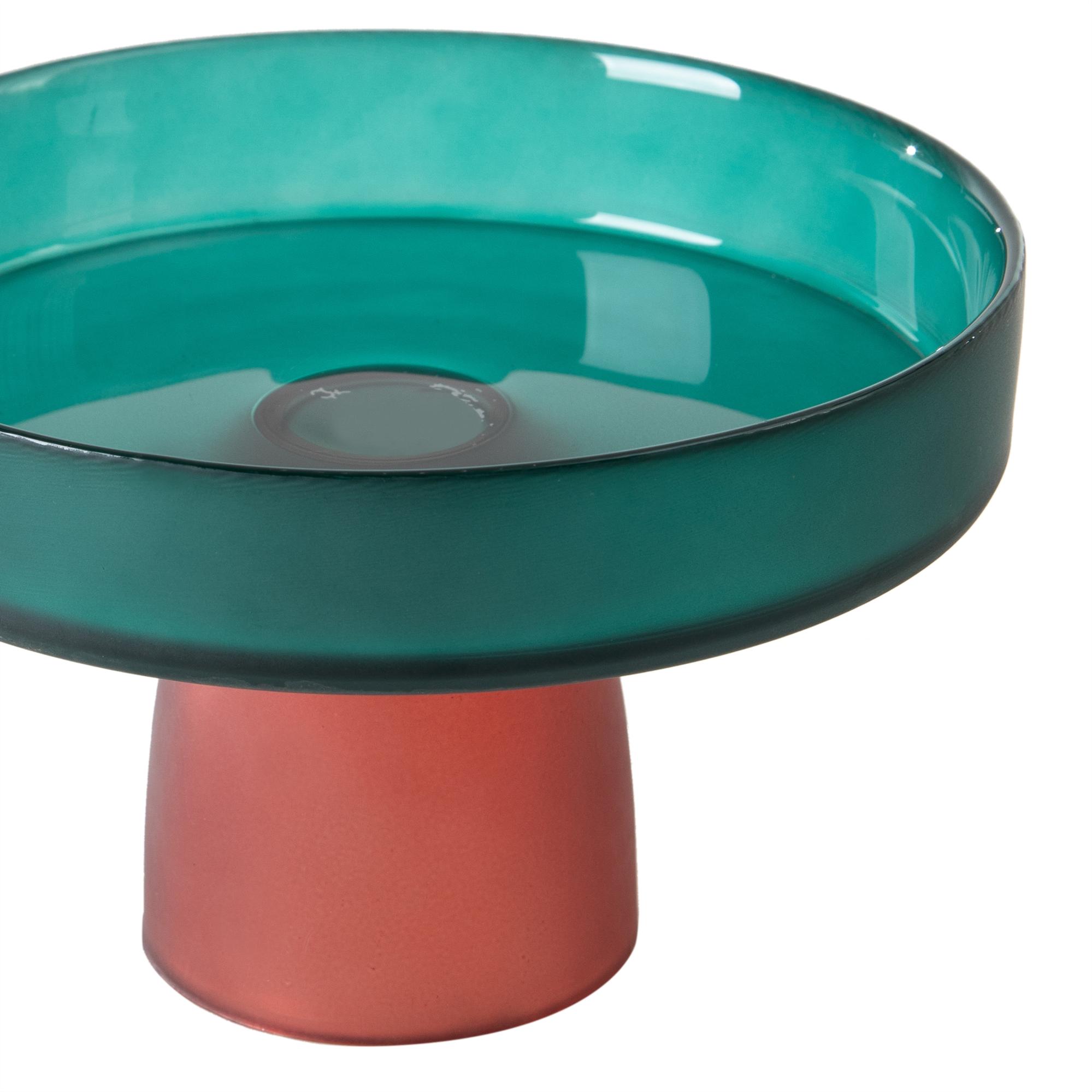 COLORS AYAKLI CAM SUNUM 18CM- YEŞİL