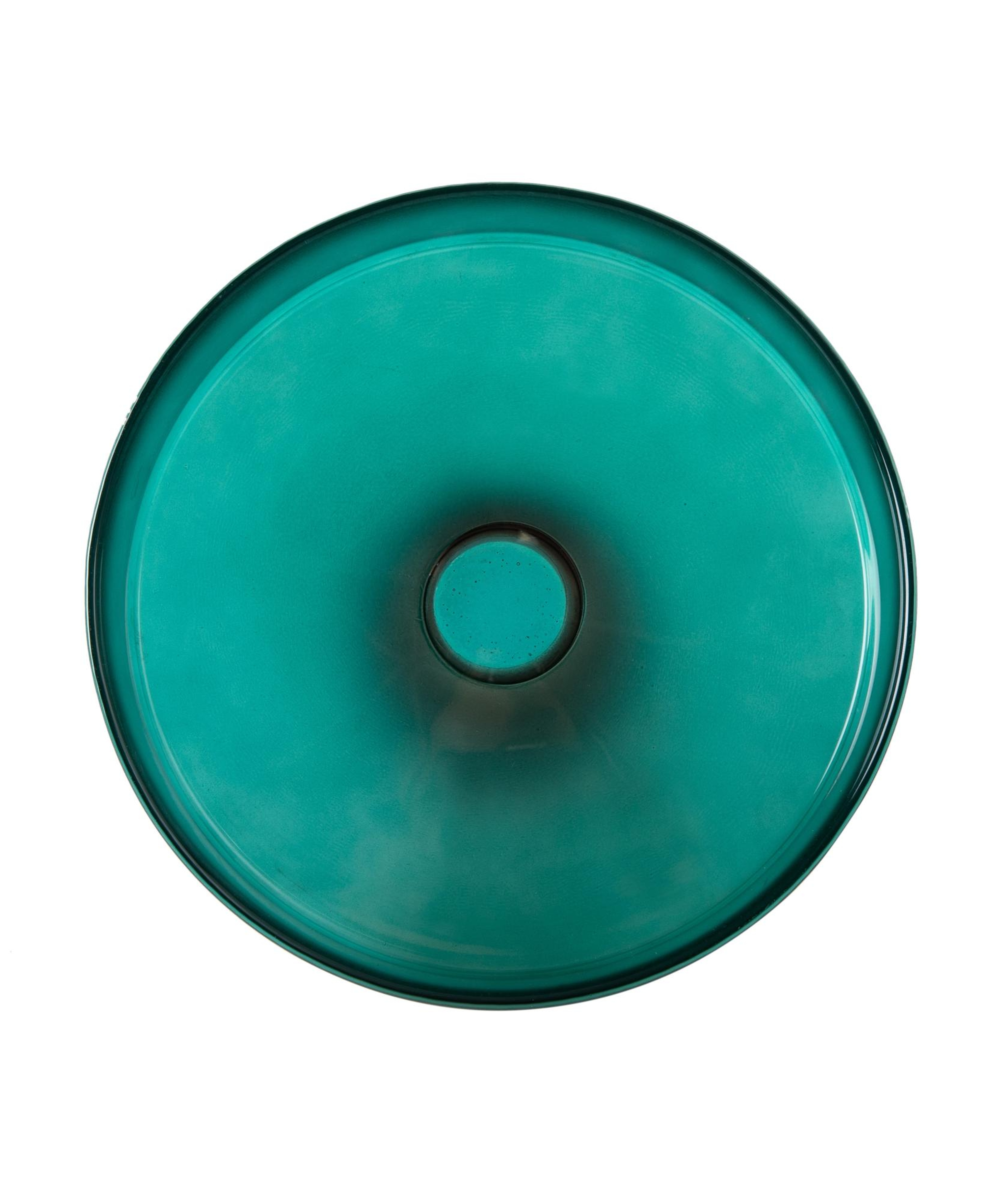 COLORS AYAKLI CAM SUNUM 18CM- YEŞİL