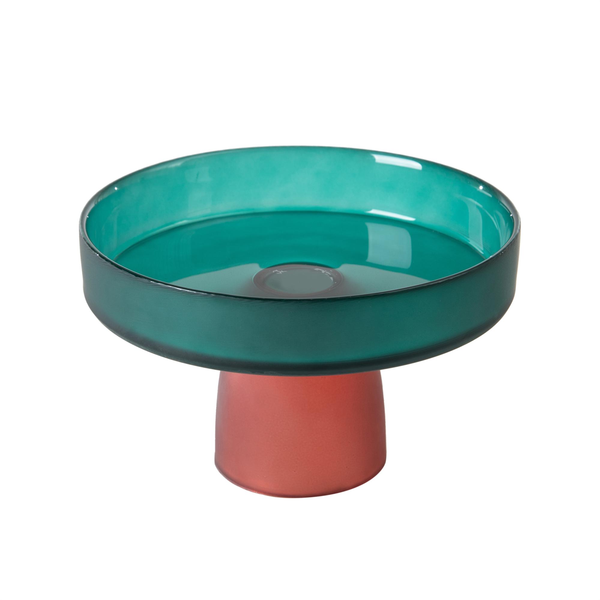 COLORS AYAKLI CAM SUNUM 18CM- YEŞİL