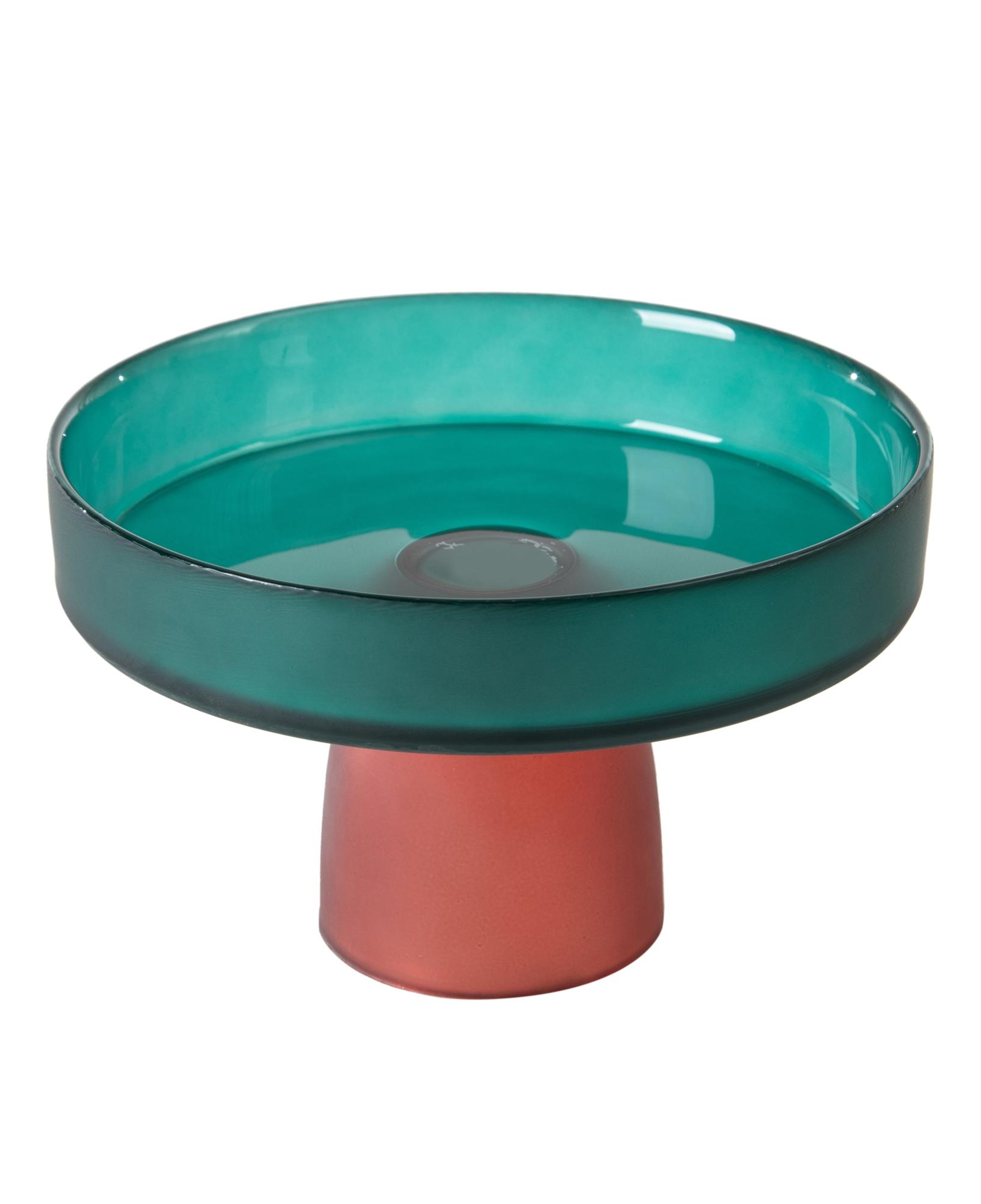 COLORS AYAKLI CAM SUNUM 18CM- YEŞİL