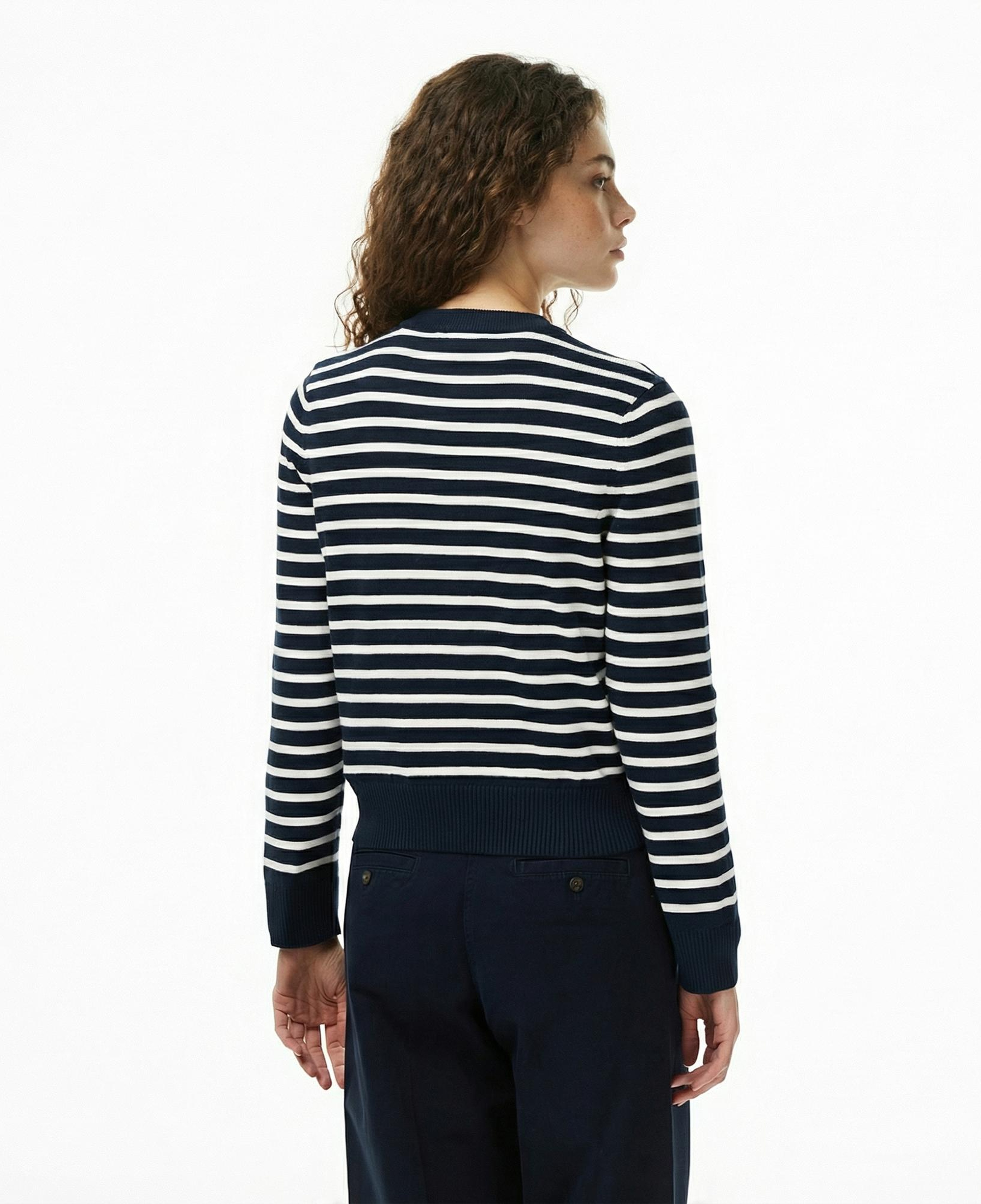 Tommy Hilfiger Graphic Kadın Mavi Kazak