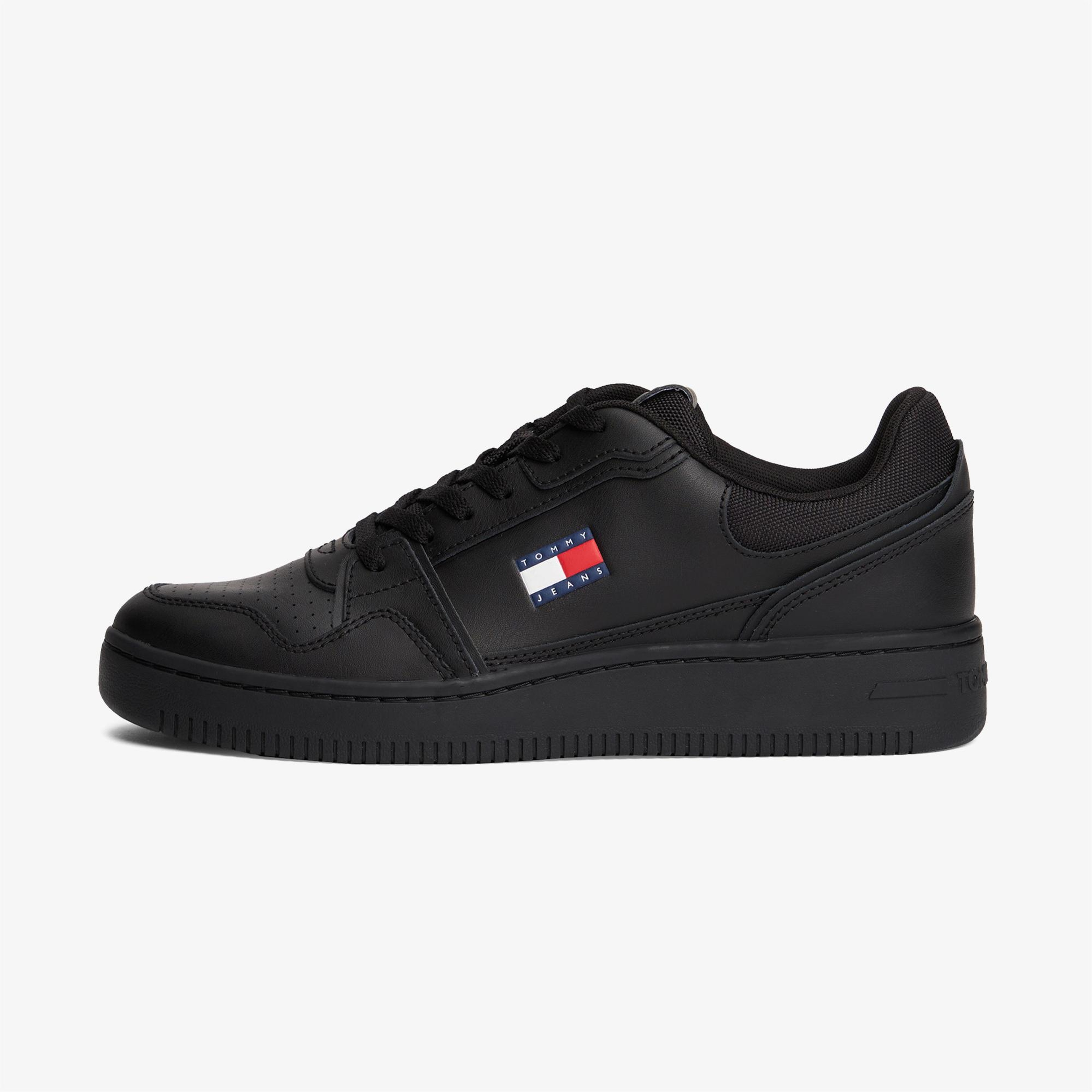 Tommy Jeans Retro Basket Erkek Siyah Sneaker